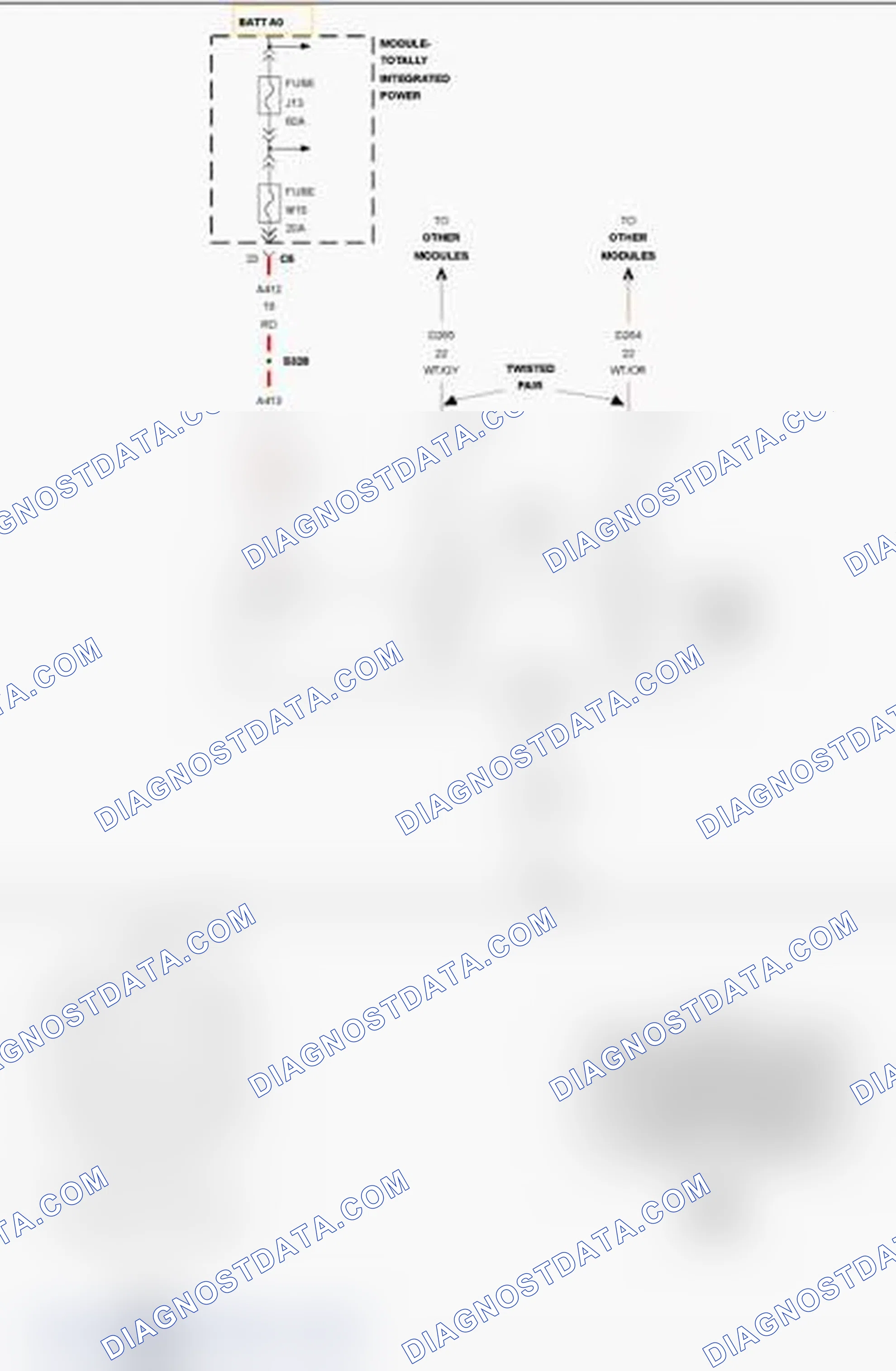 Scheme 292: NO RESPONSE FROM VES3 (VIDEO SCREEN MODULE)