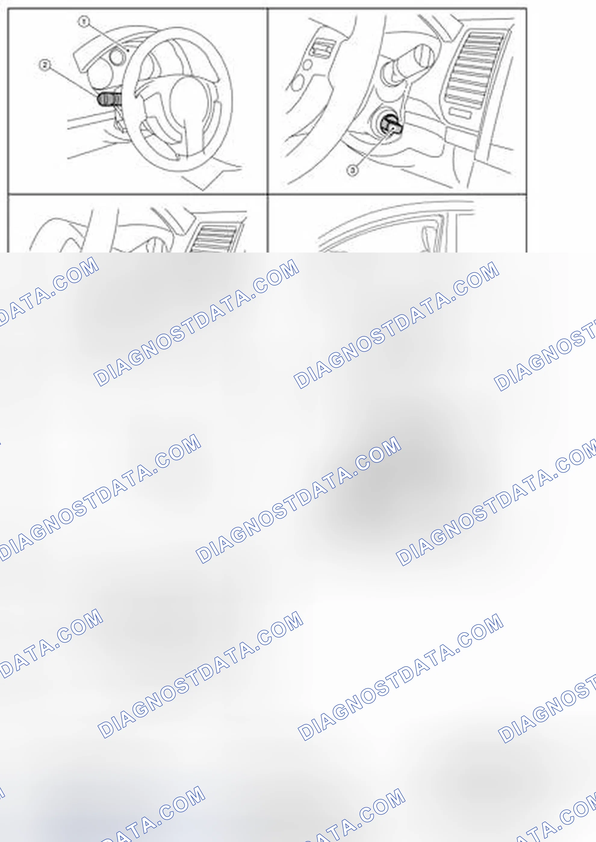 Scheme 97: Component Parts and Harness Connector Location