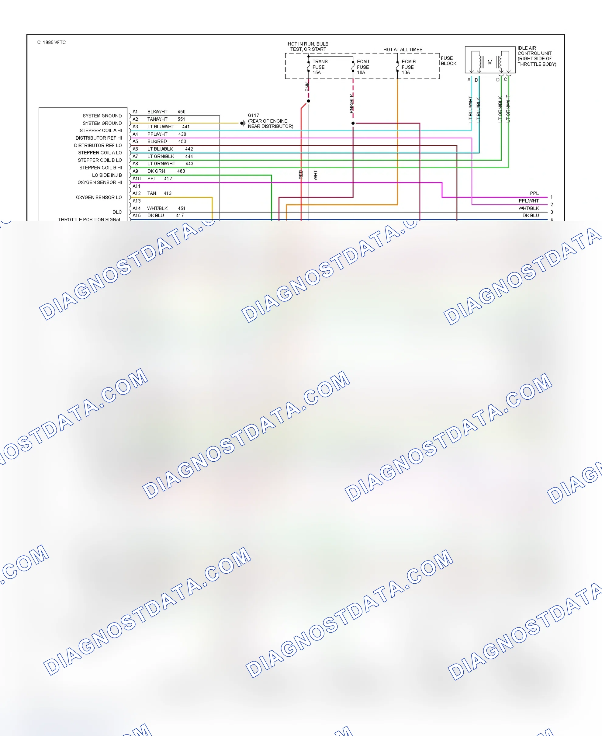 Scheme 33: Wiring Diagram (Van - 5.7L With 4L60-E - 1 Of 3)