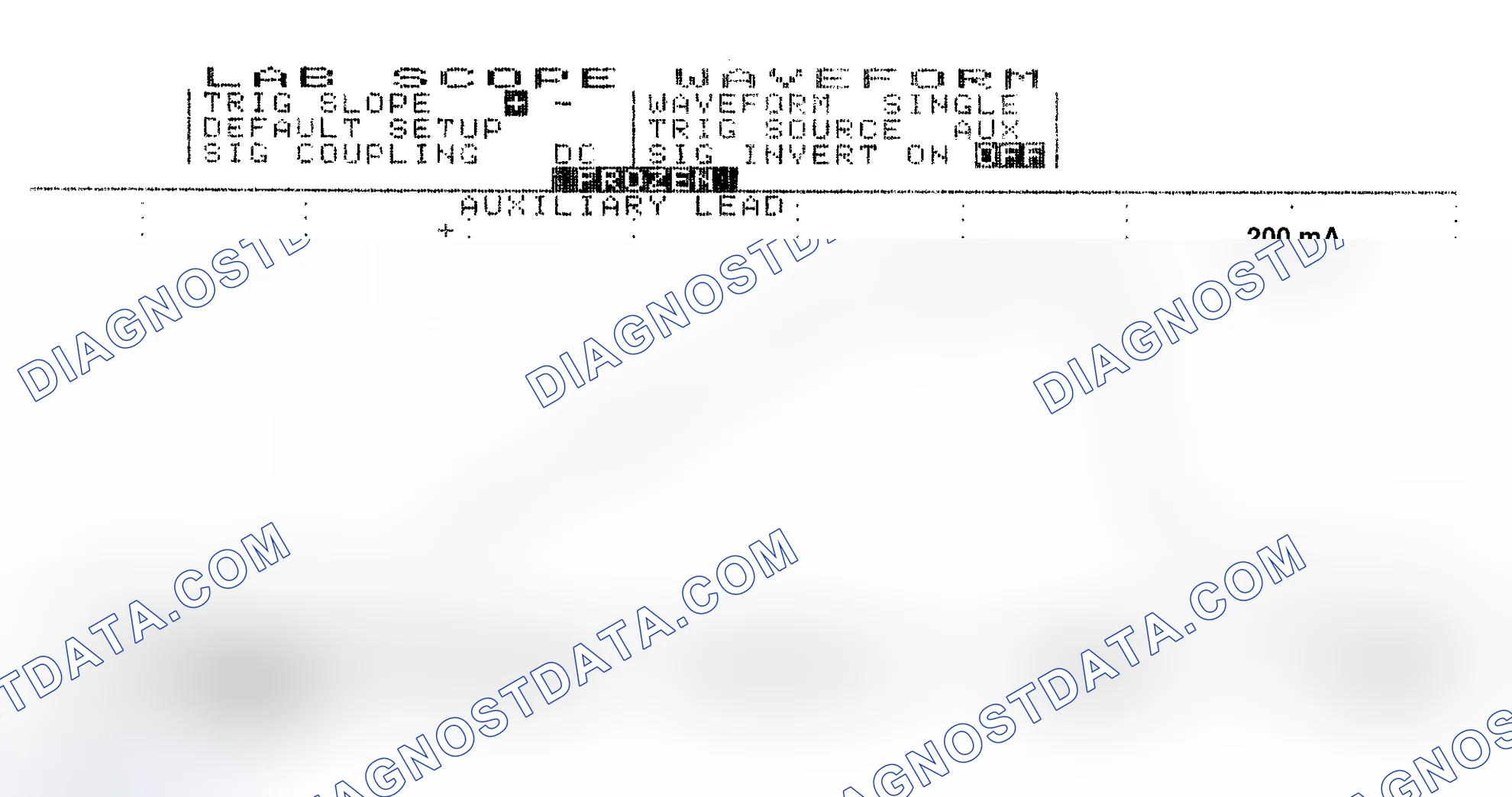 Scheme 13: Single Injector w/Normal Current Flow - Current Pattern
