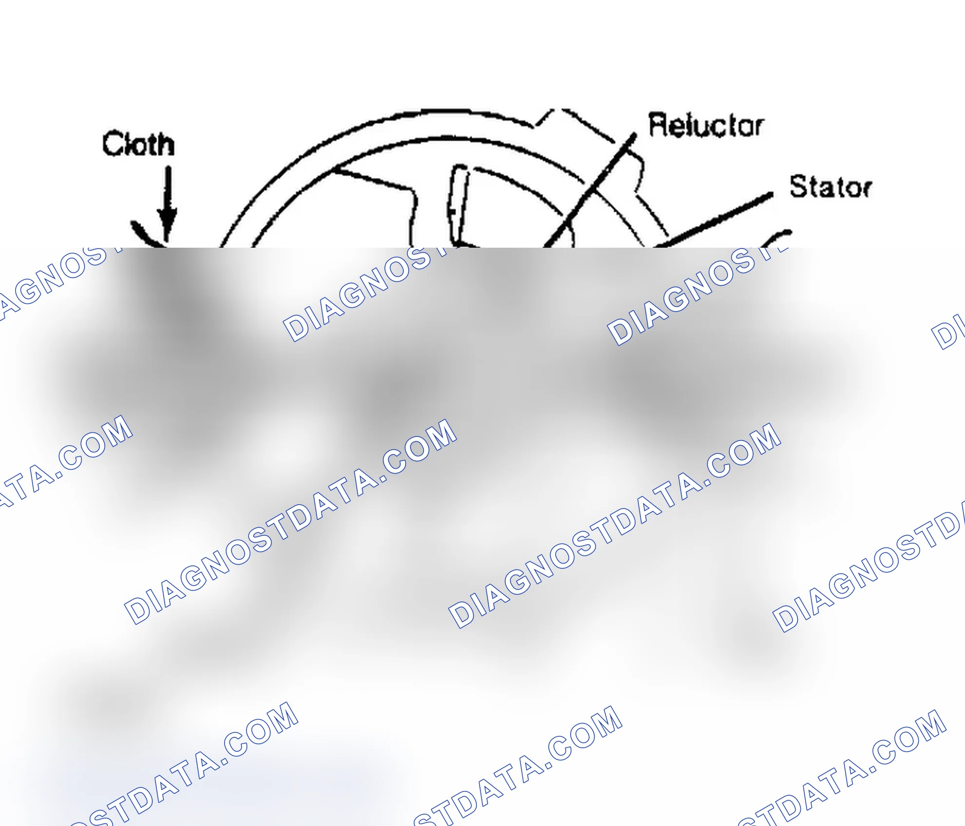 Scheme 6: Removing Reluctor from Shaft Use shop rags and screwdrivers to pry off reluctor.
