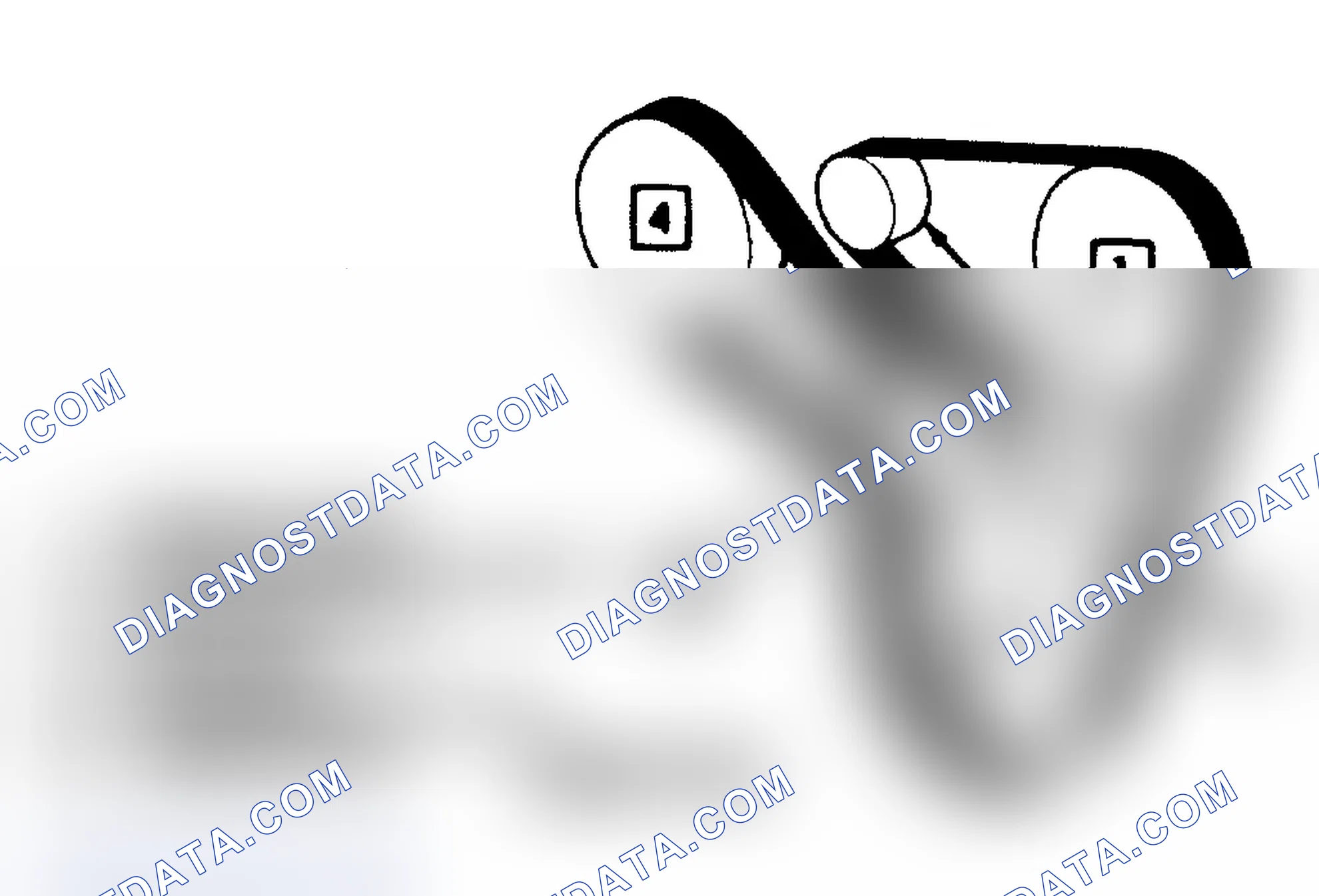 Scheme 4: Serpentine Belt Routing - 1986 2.8L