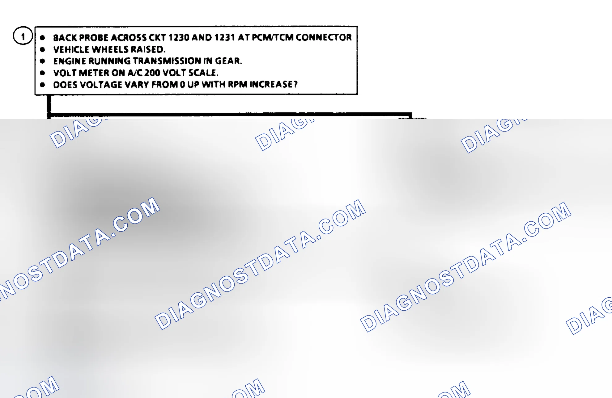 Scheme 165: Input Speed Sensor Ckt. Check Flow Chart