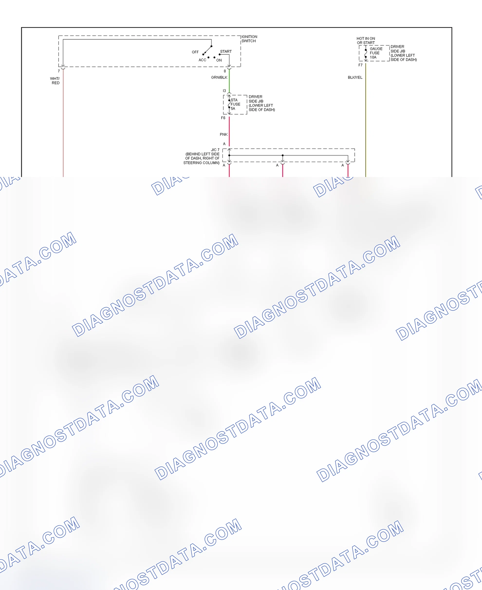 Fig. 31: Starting System Wiring Diagram (Tundra)