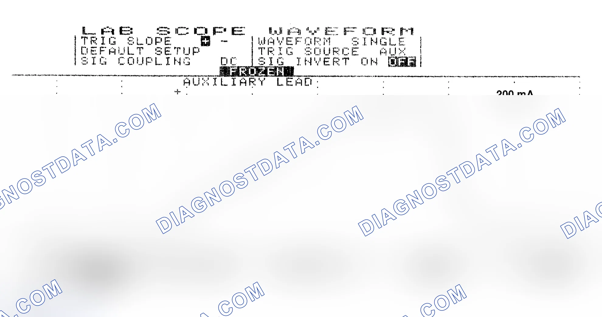 Scheme 13: Single Injector w/Normal Current Flow - Current Pattern