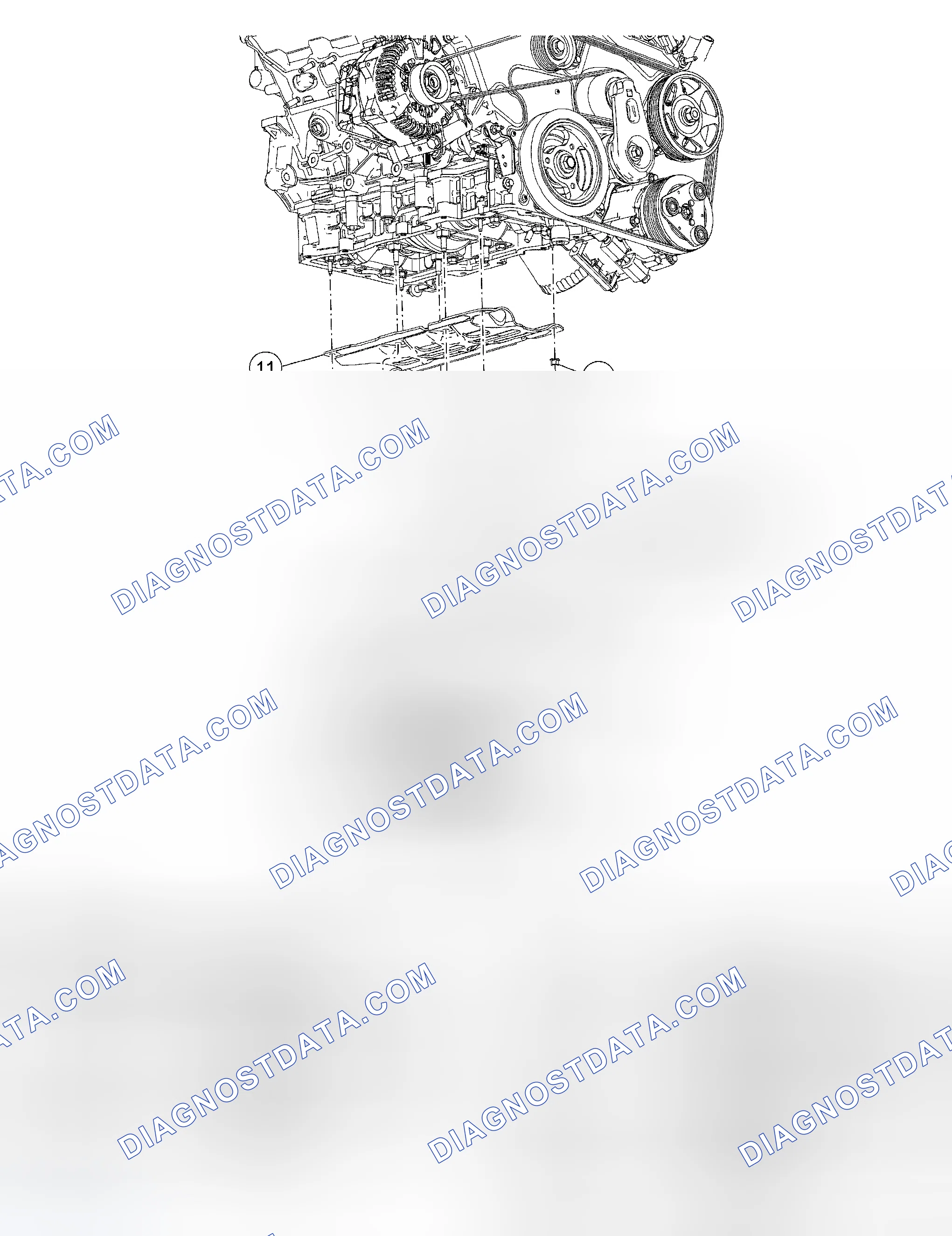 Scheme 251: Engine Lubrication Components - Exploded View