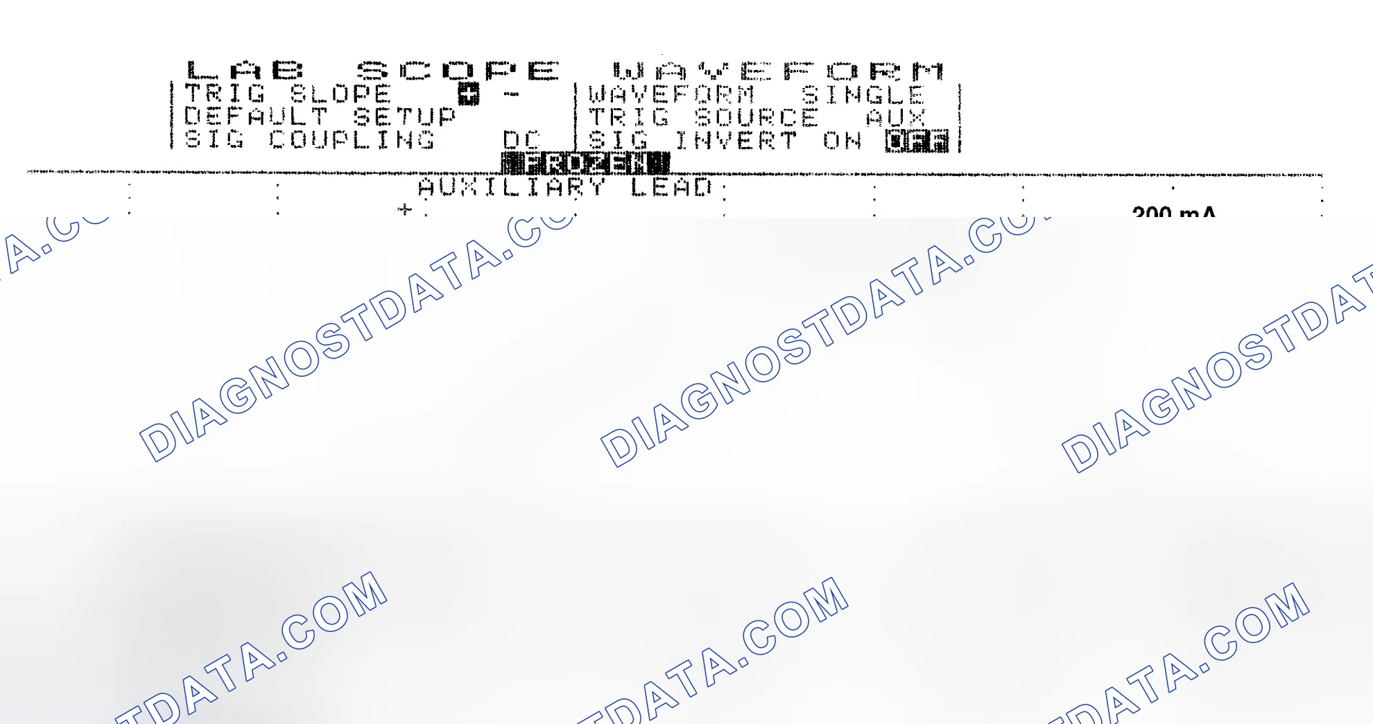 Scheme 13: Single Injector w/Normal Current Flow - Current Pattern