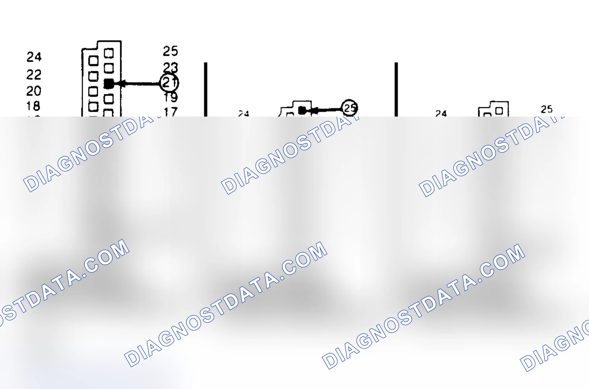 Scheme 139: Logic Module Glue Connector View From Wire Ends & Logic Module Red Connector View From Wire End