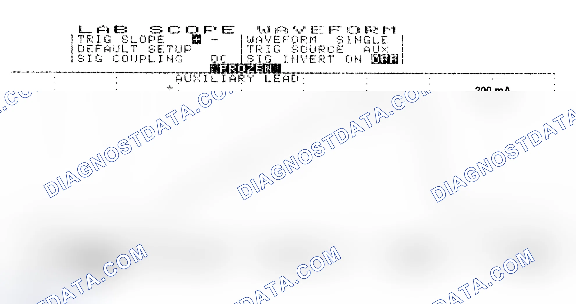 Scheme 13: Single Injector w/Normal Current Flow - Current Pattern