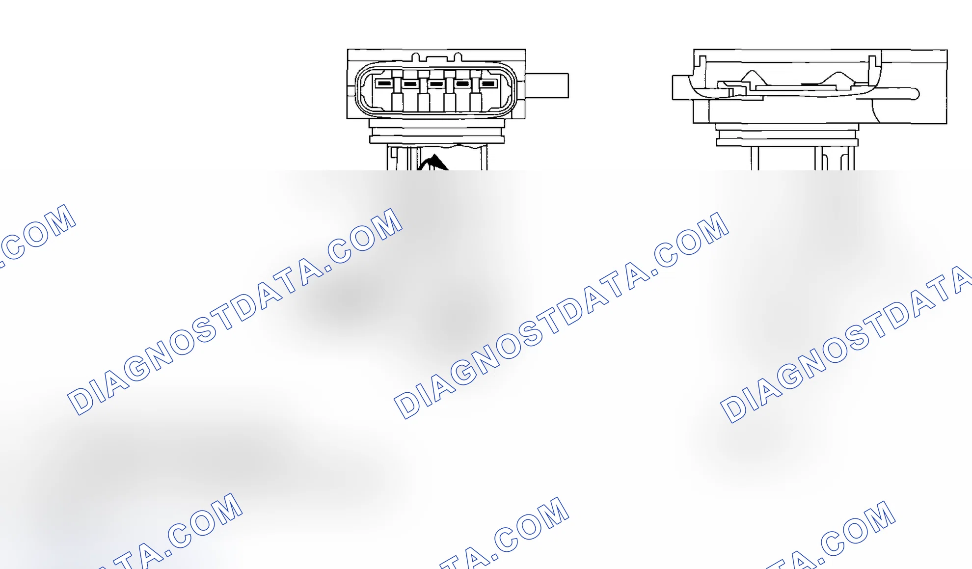Scheme 3: MASS AIR FLOW AND INTAKE AIR TEMPERATURE SENSOR