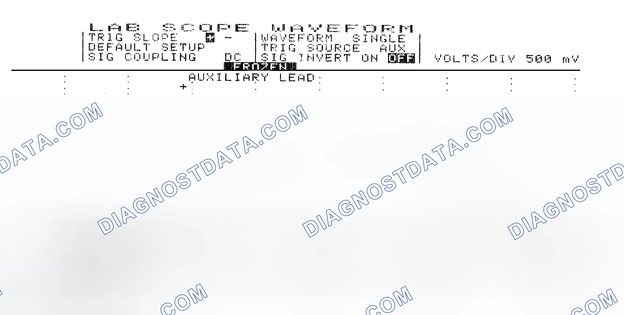 Scheme 14: Single Injector w/Excessive Current Flow - Current Pattern