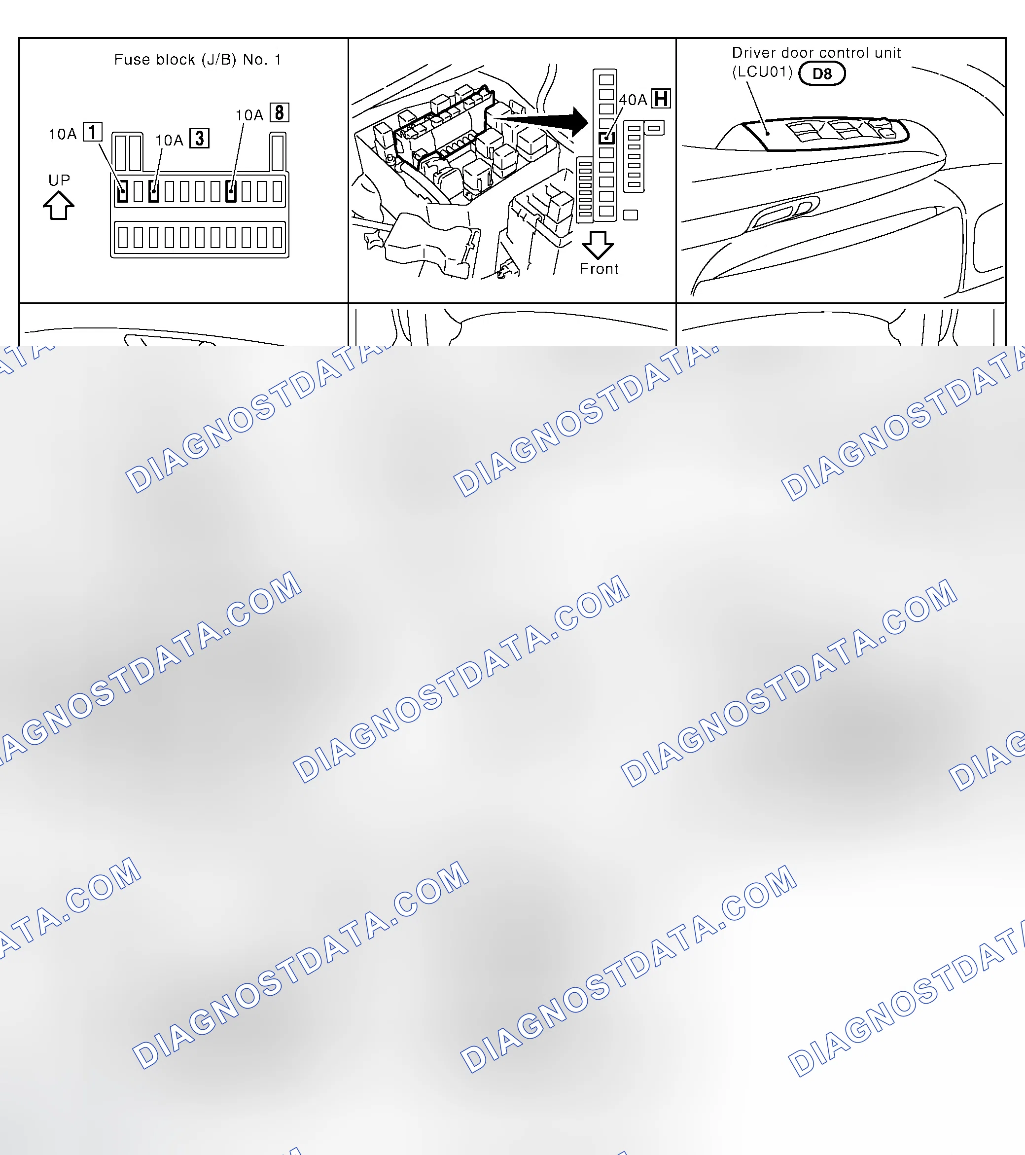 Scheme 148: Component Parts and Harness Connector Location