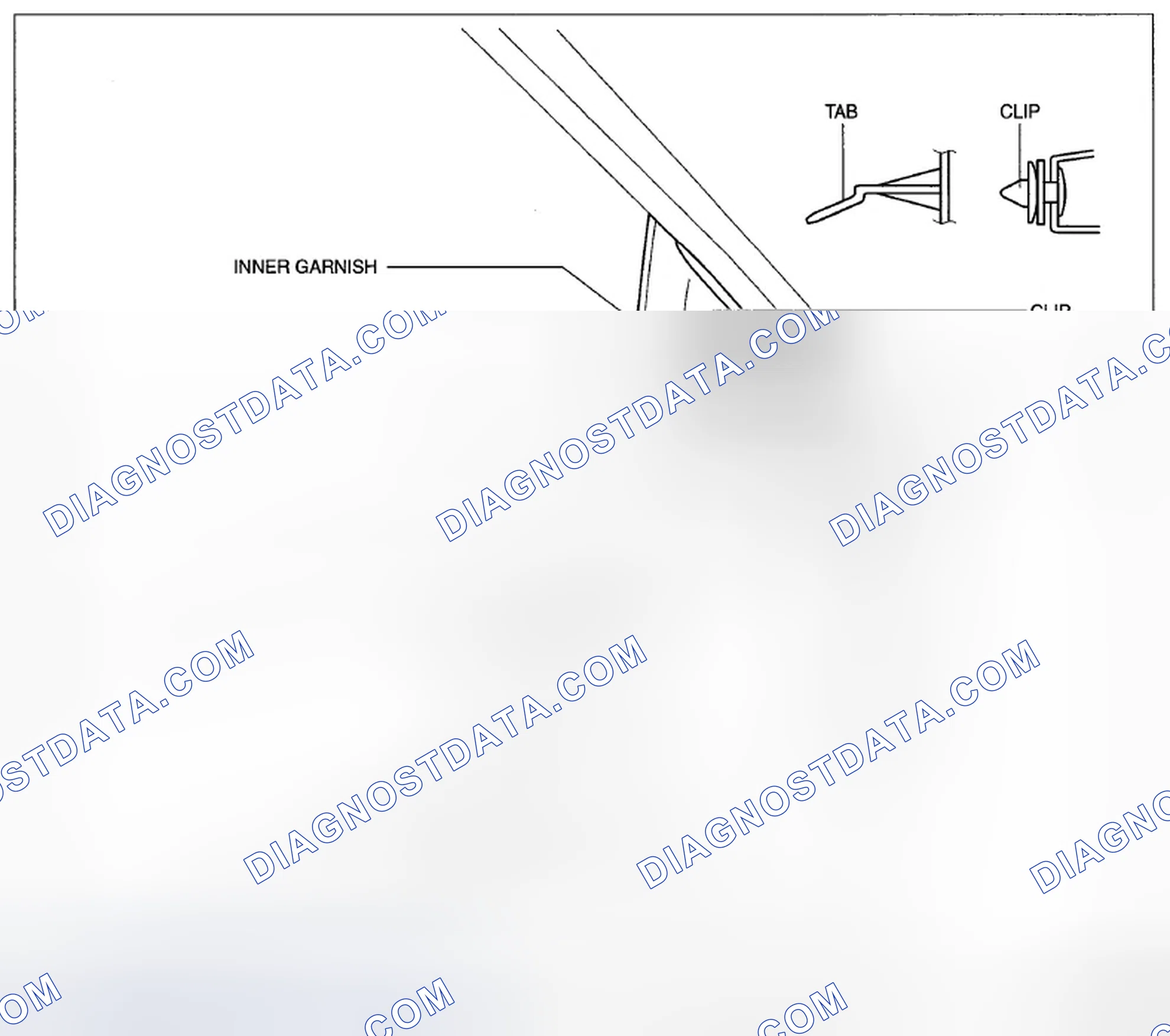 Scheme 109: INNER GARNISH REMOVAL/INSTALLATION