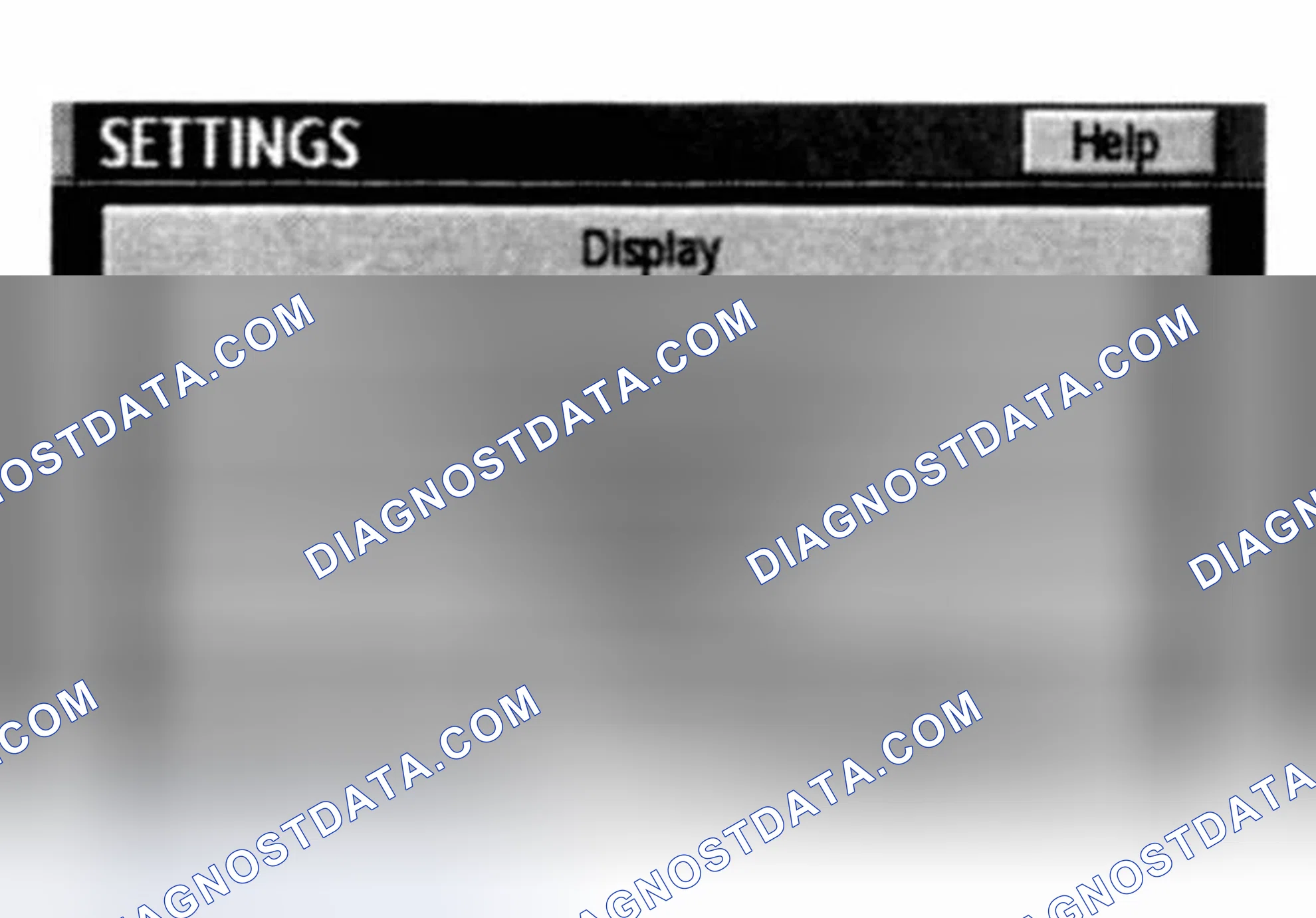 Scheme 163: Display with Pushed "SETTING" button