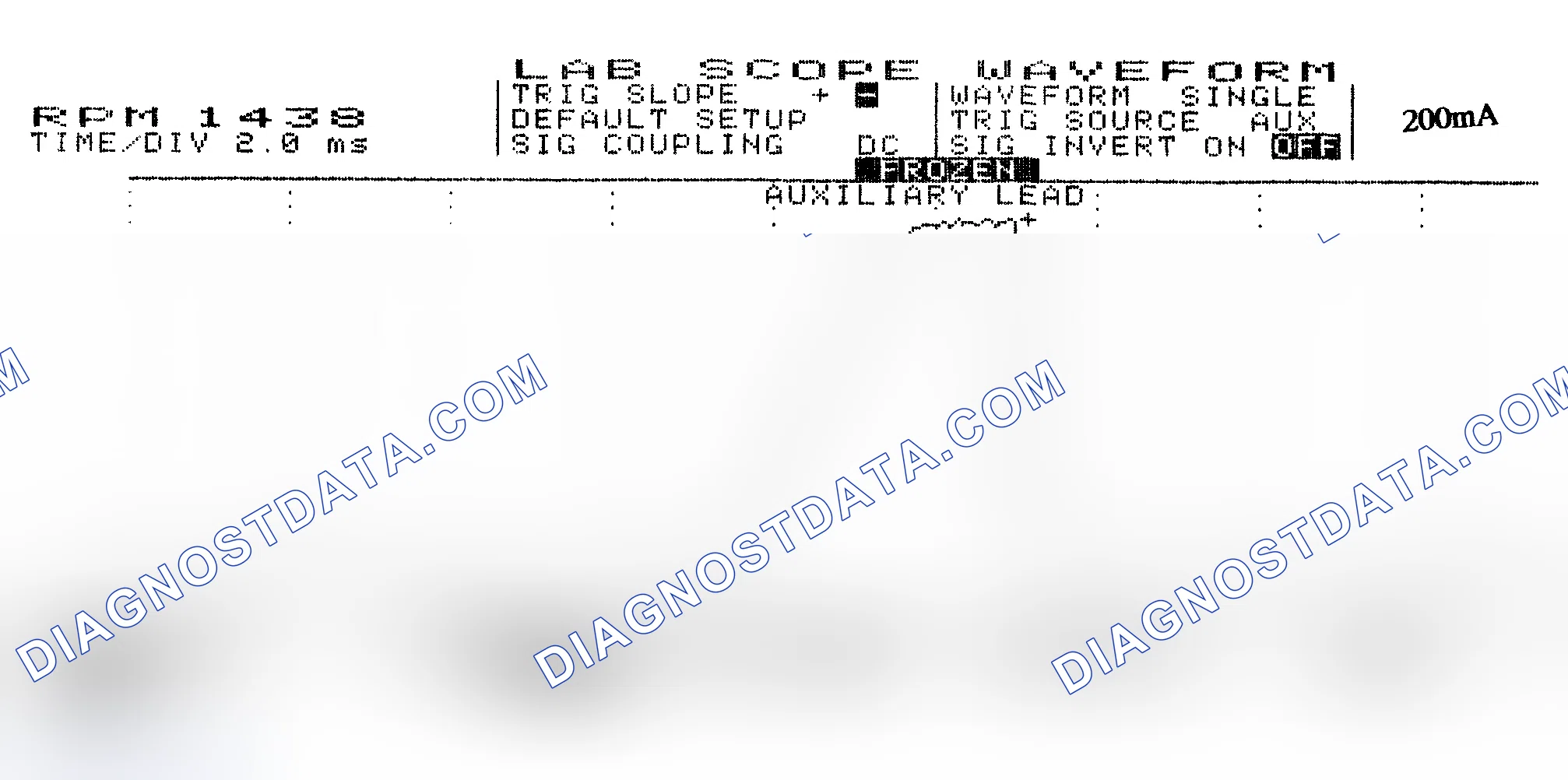 Scheme 15: Single Injector w/Normal Current Flow - Current Pattern