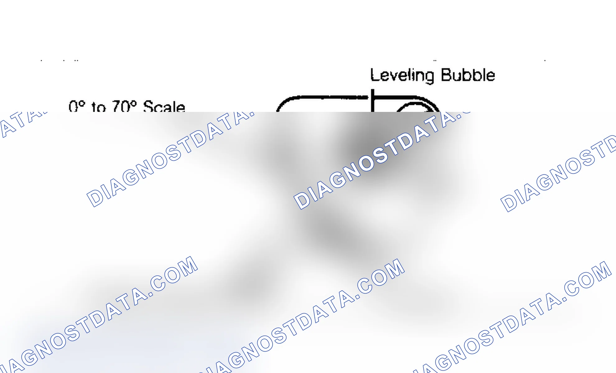Scheme 49: Choke Valve Angle Gauge This gauge must be used to perform some adjustments.