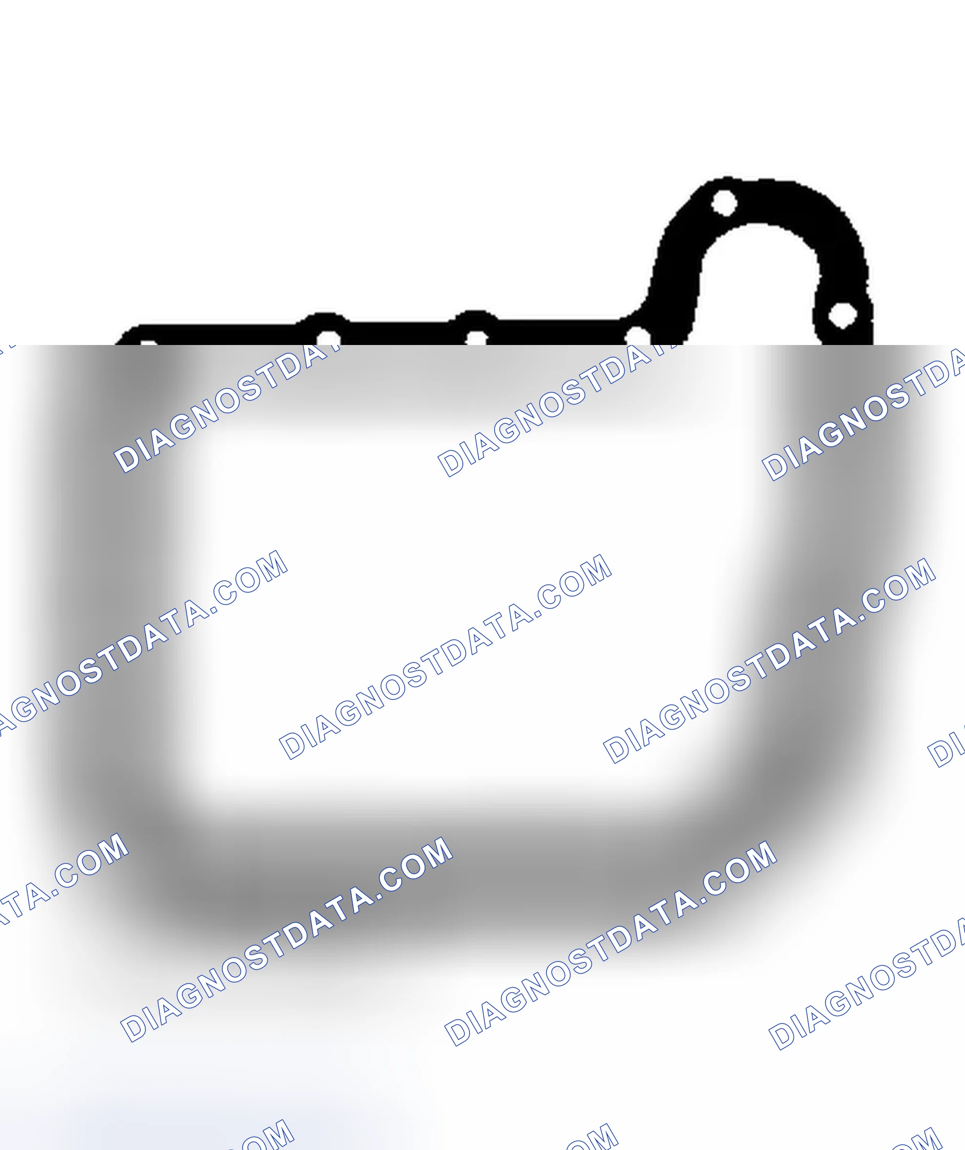 Scheme 241: Identifying Oil Pan Gasket (CD4E)