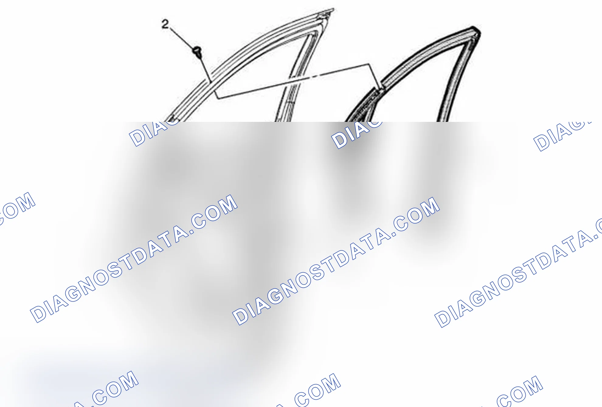 Scheme 8: Rear Side Door Stationary Window Replacement