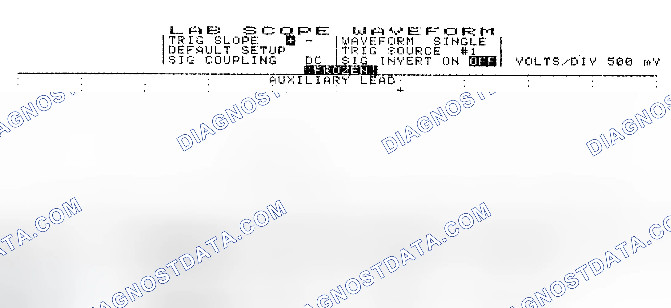 Scheme 10: Single Injector w/Excessive Current Flow - Current Pattern