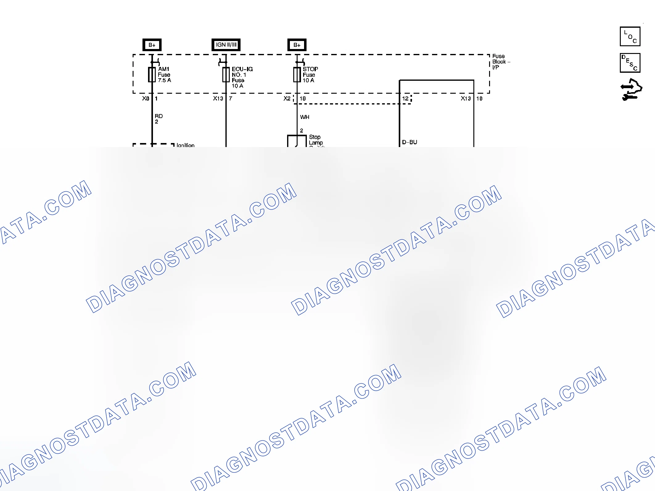 Scheme 53: Shift Lock Control Schematics