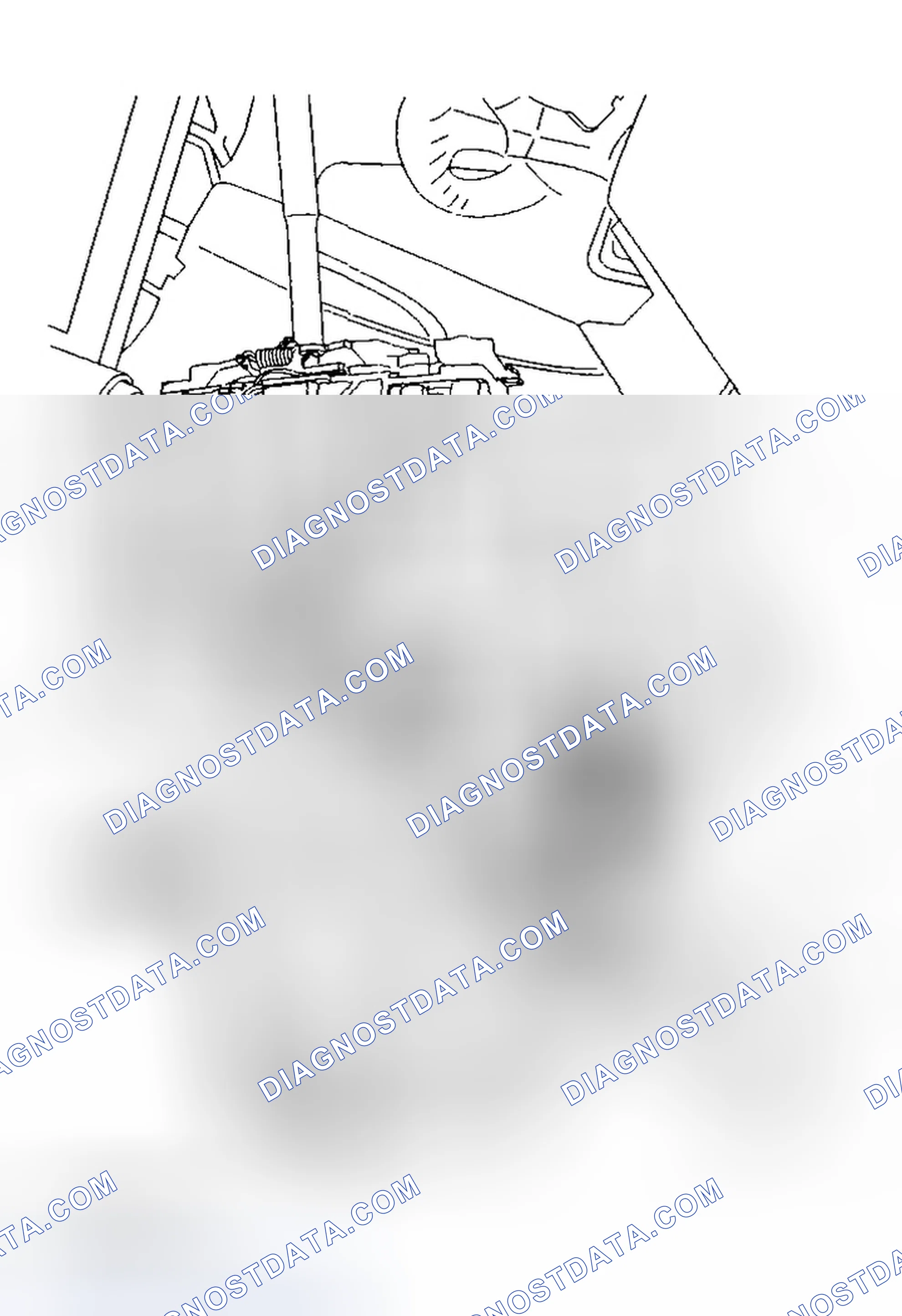 Scheme 7: ADJUSTING AND INSTALL PROCEDURE FOR KEY INTER LOCK CABLE
