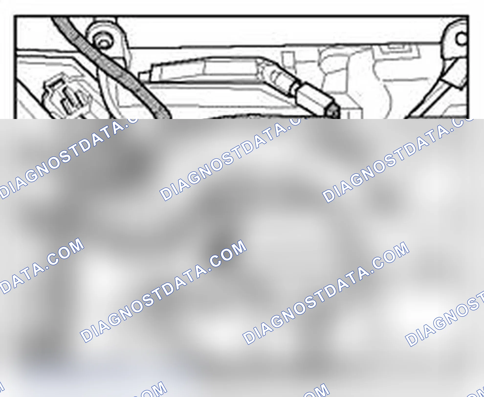 Scheme 332: Interior door lighting strip, removing and installing