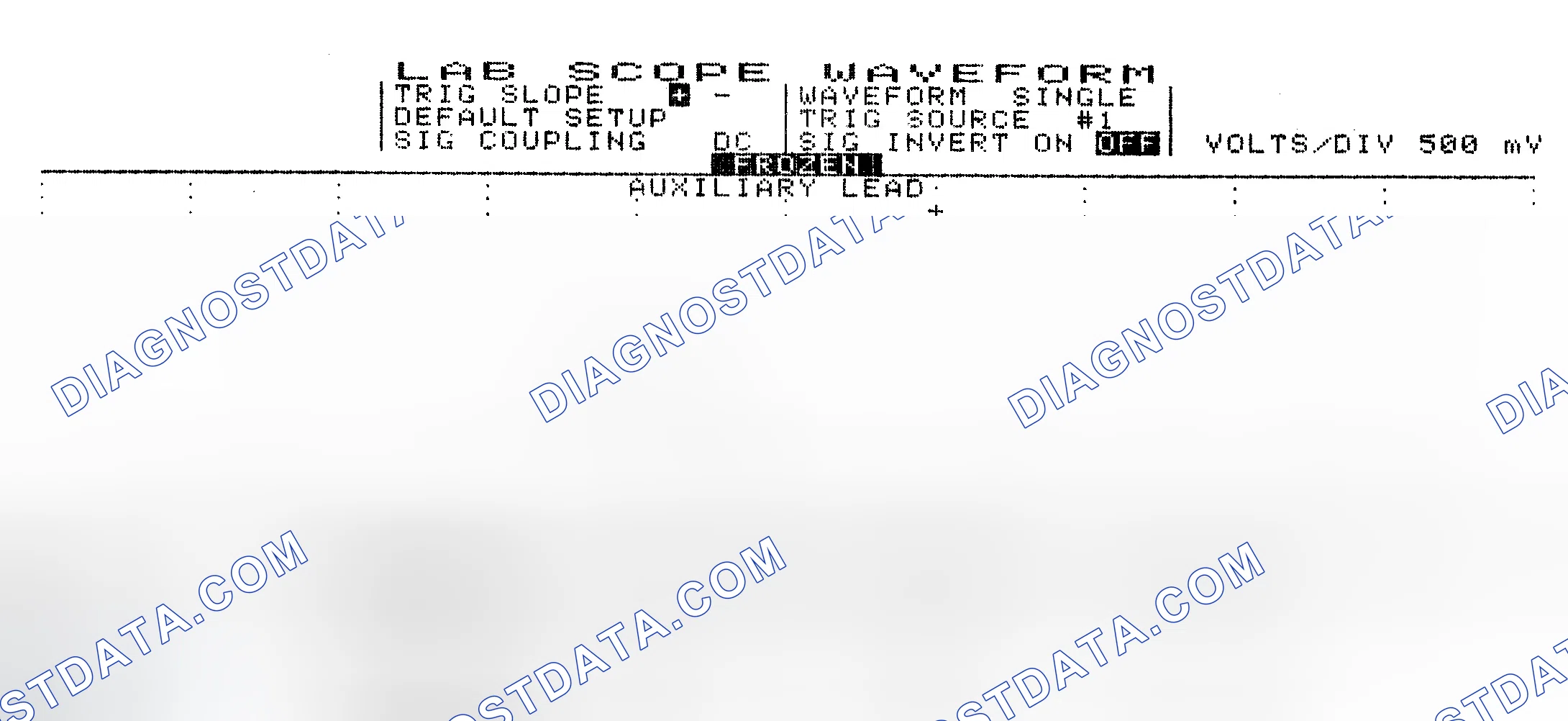 Scheme 10: Single Injector w/Excessive Current Flow - Current Pattern
