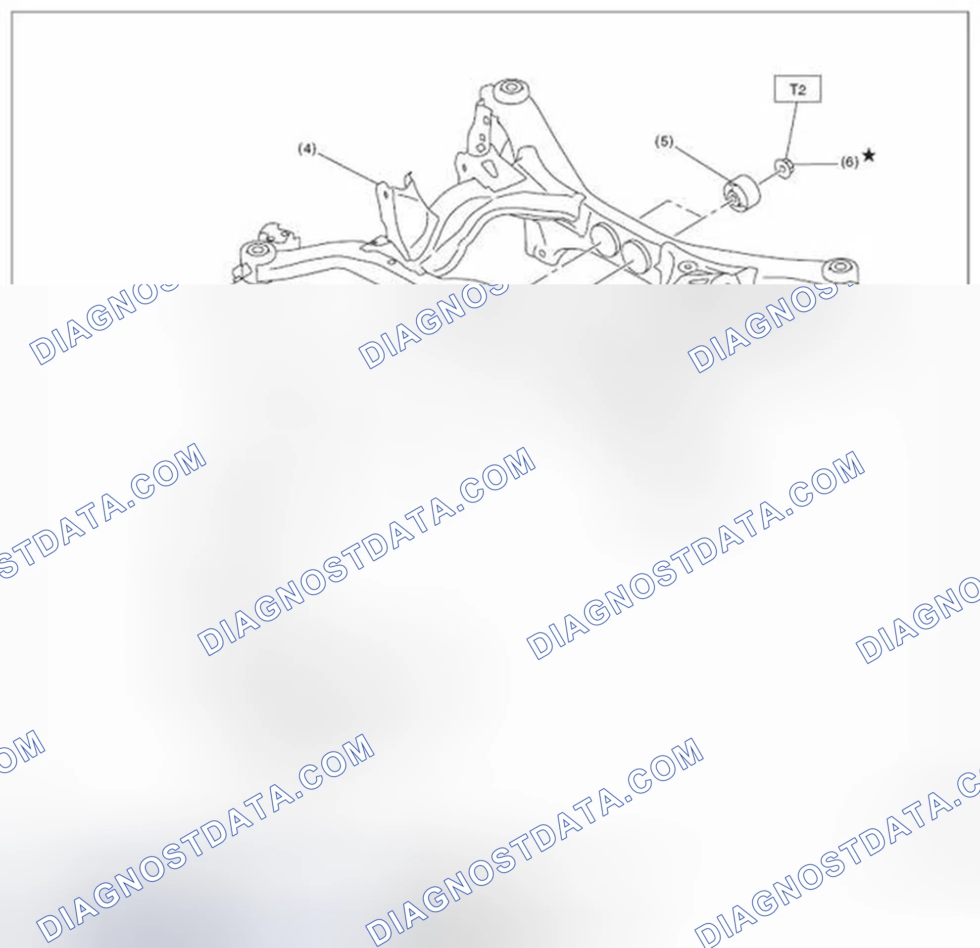 Scheme 122: REAR DIFFERENTIAL MOUNTING SYSTEM