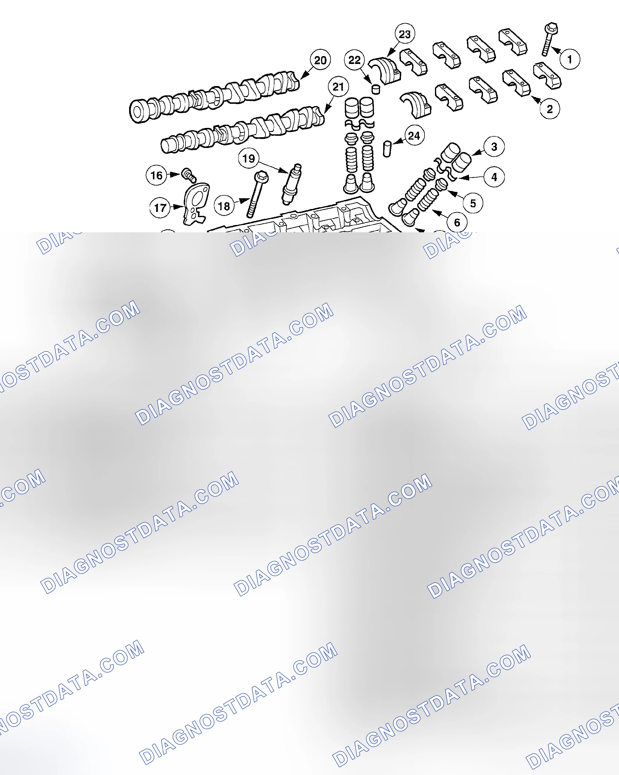 Scheme 73: Cylinder Head Components