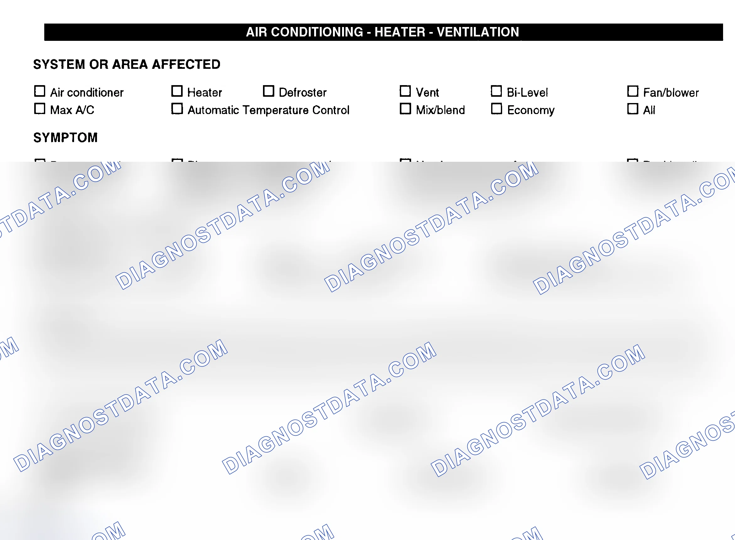 Scheme 8: Air Conditioning, Heater & Ventilation