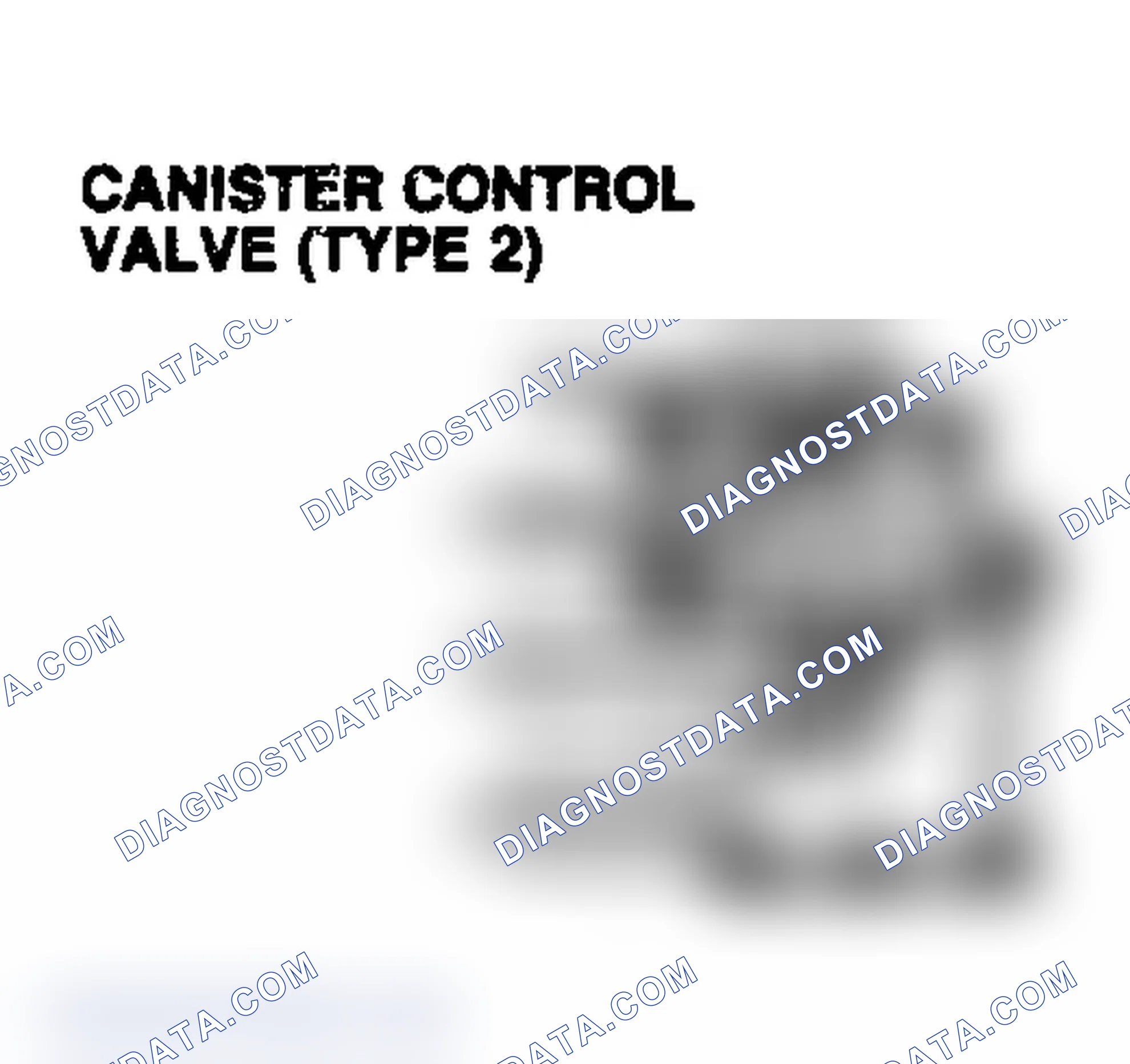 Scheme 13: CANISTER CONTROL VALVE (TYPE 2)