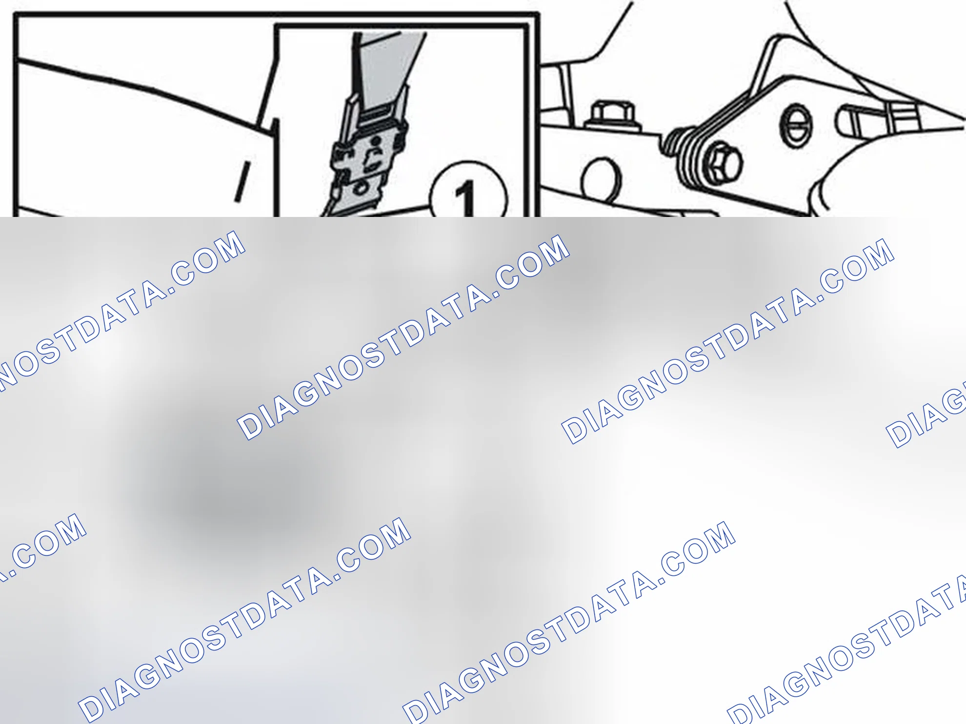 Scheme 406: Installing rear end mountings (third row)