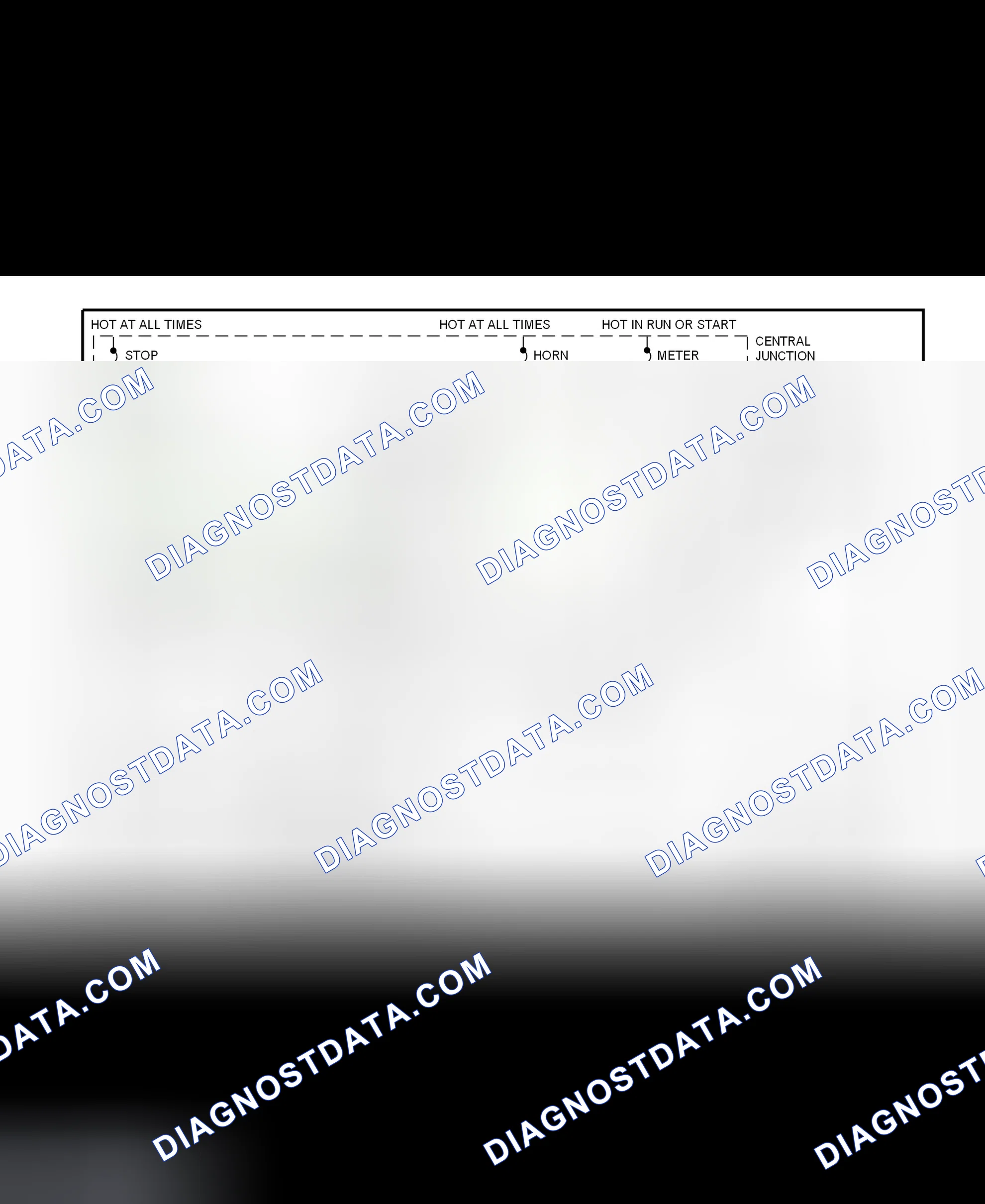 Fig. 18: Shift Interlock System Wiring Diagram (Escort ZX2 Coupe)