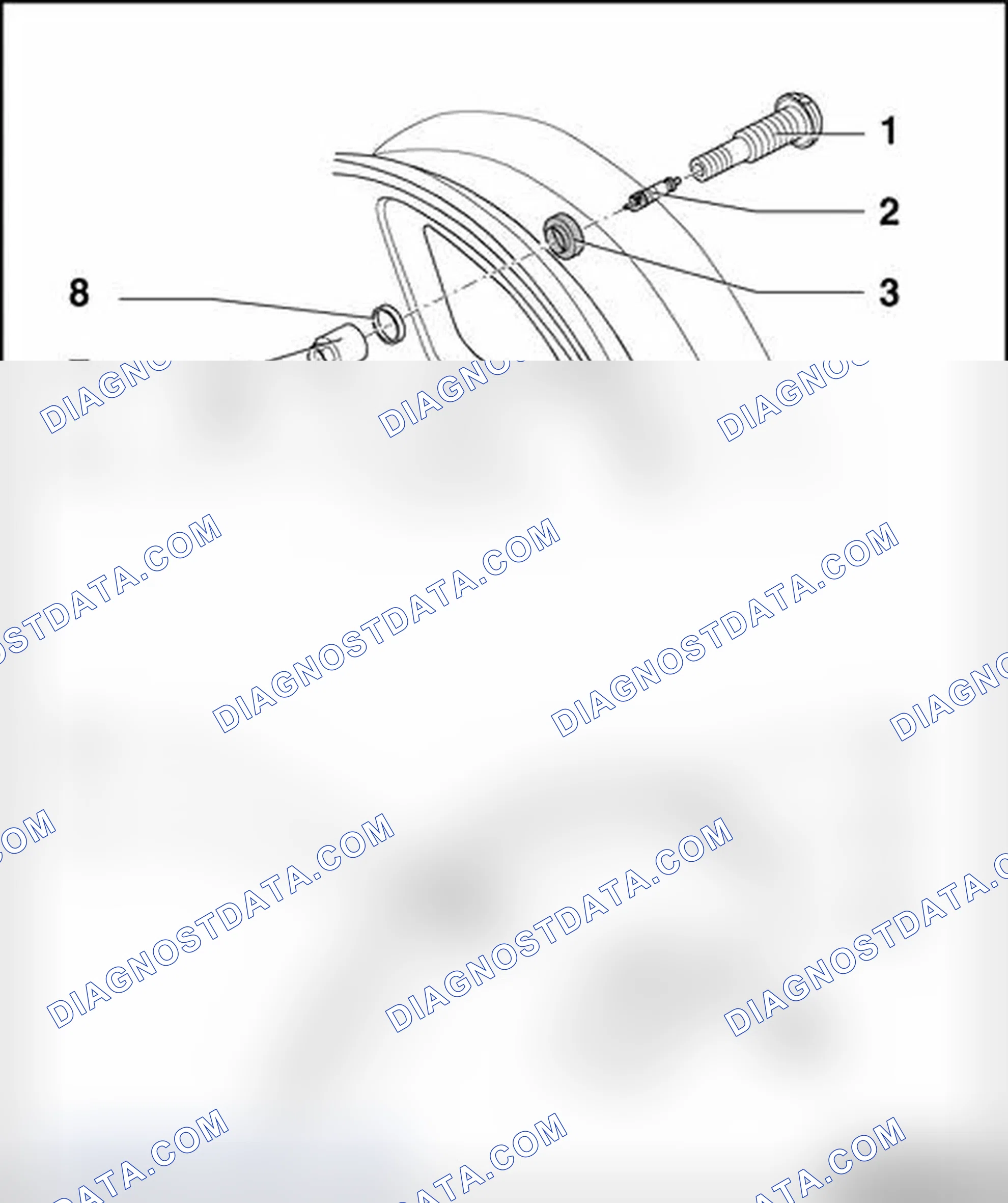 Scheme 9: Tire Pressure Monitoring, Assembly Overview