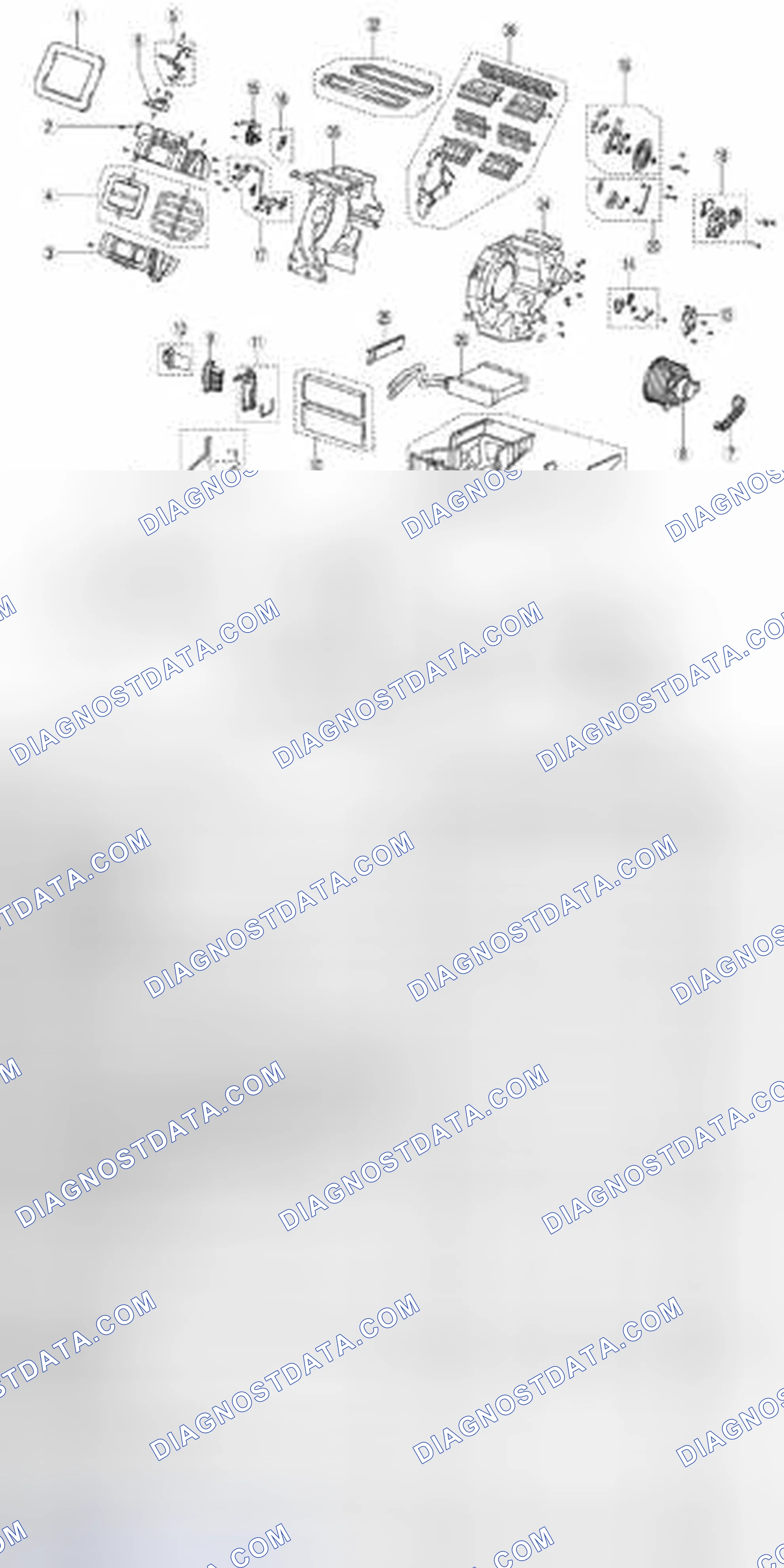 Scheme 54: A/C Unit Component Disassembly Sequence With Torque Specifications