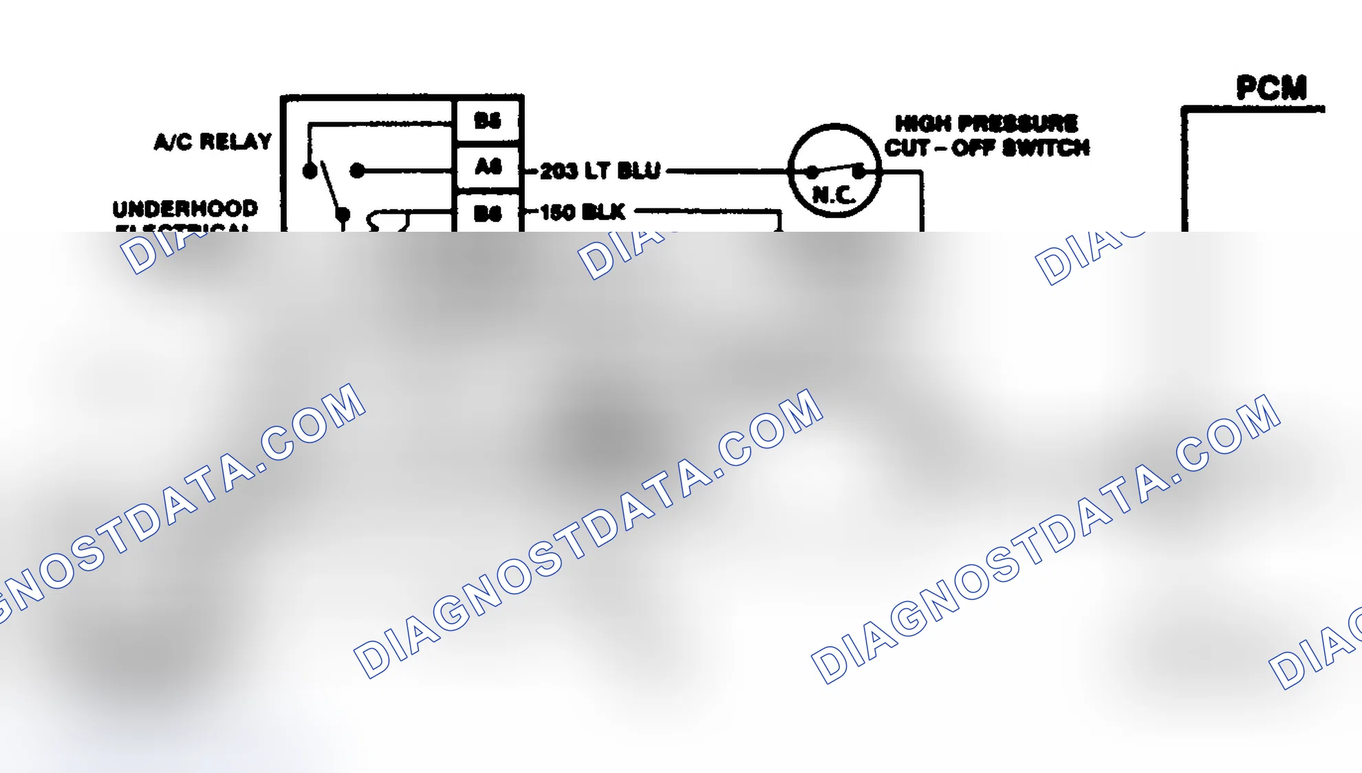 Scheme 1: A/C REQUEST SIGNAL CIRCUIT DIAGNOSIS 4.3L - VIN W & Z, 5.0L - VIN H, 5.7L - VIN K, 7.4L - VIN N