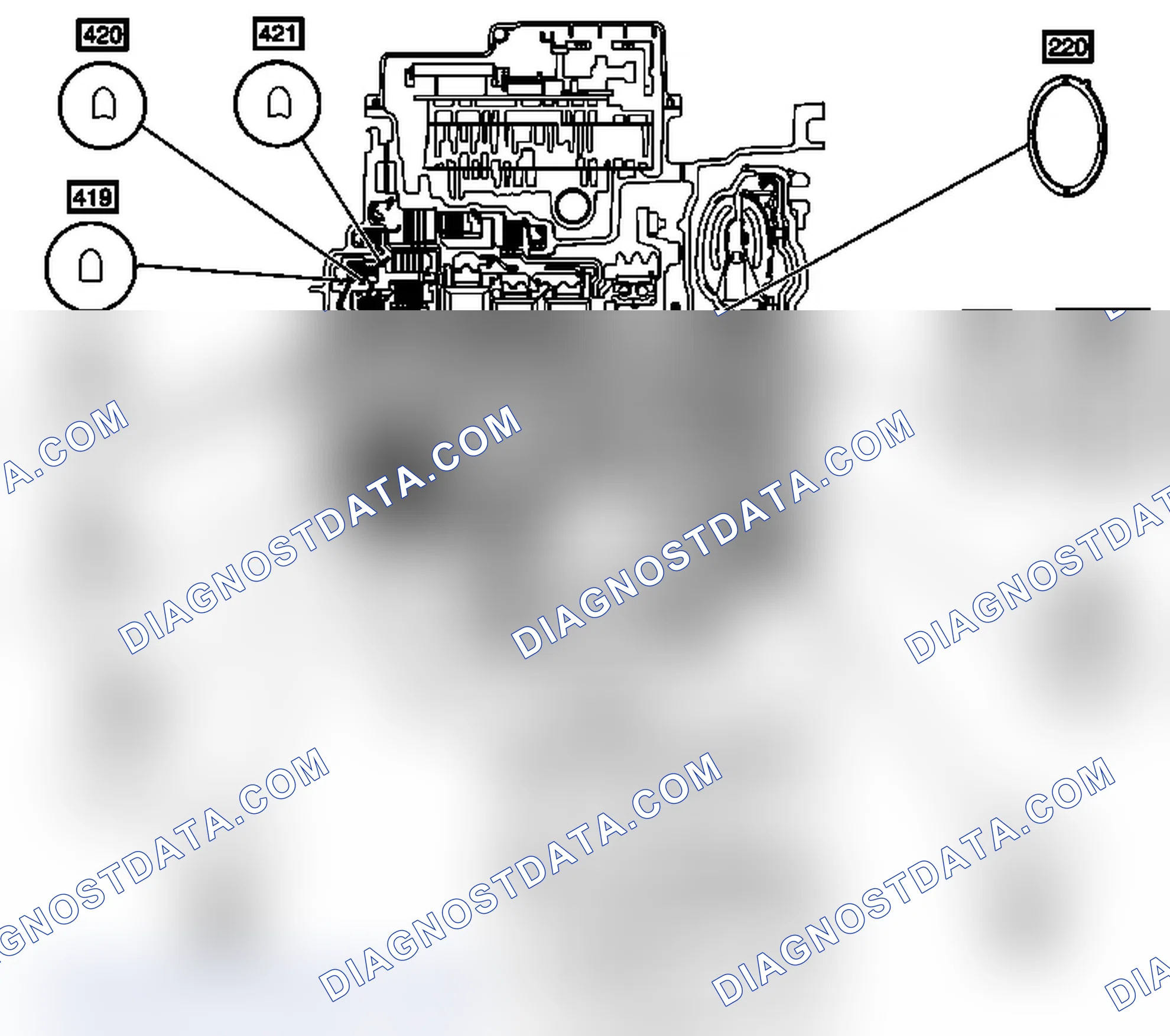 Scheme 132: A/Trans Service Seal Kit 24240103