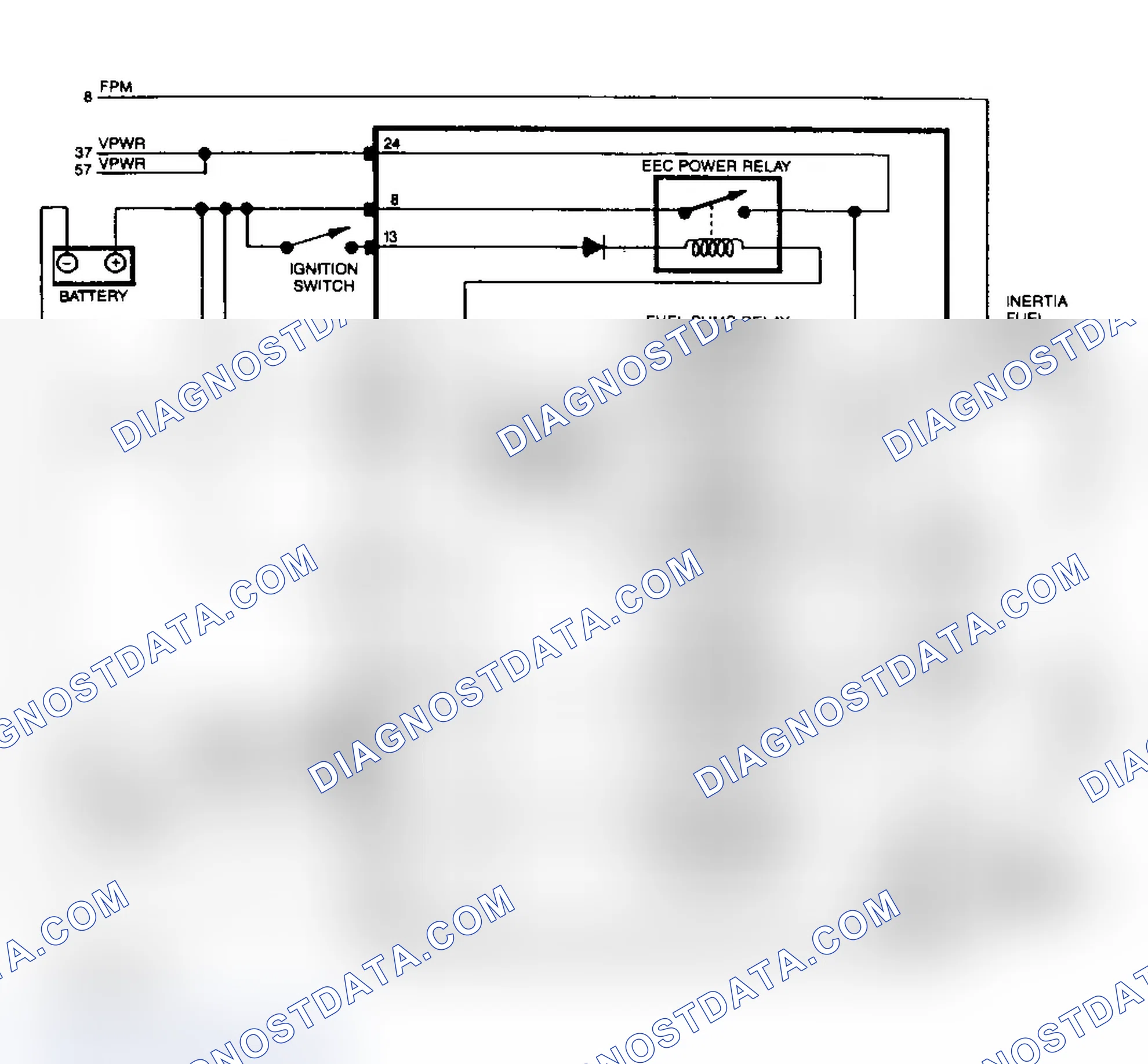 Scheme 116: CCRM Circuits (Continental 3.8L, Sable 3.8L & Taurus 3.8L)