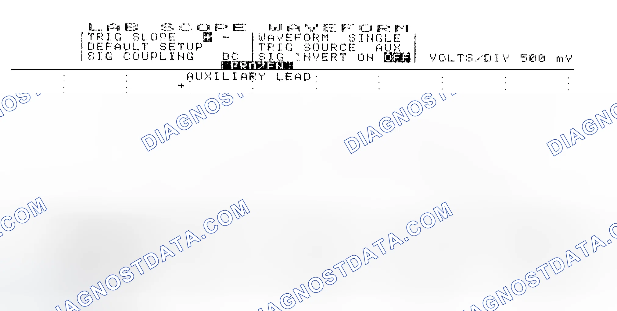 Scheme 14: Single Injector w/Excessive Current Flow - Current Pattern