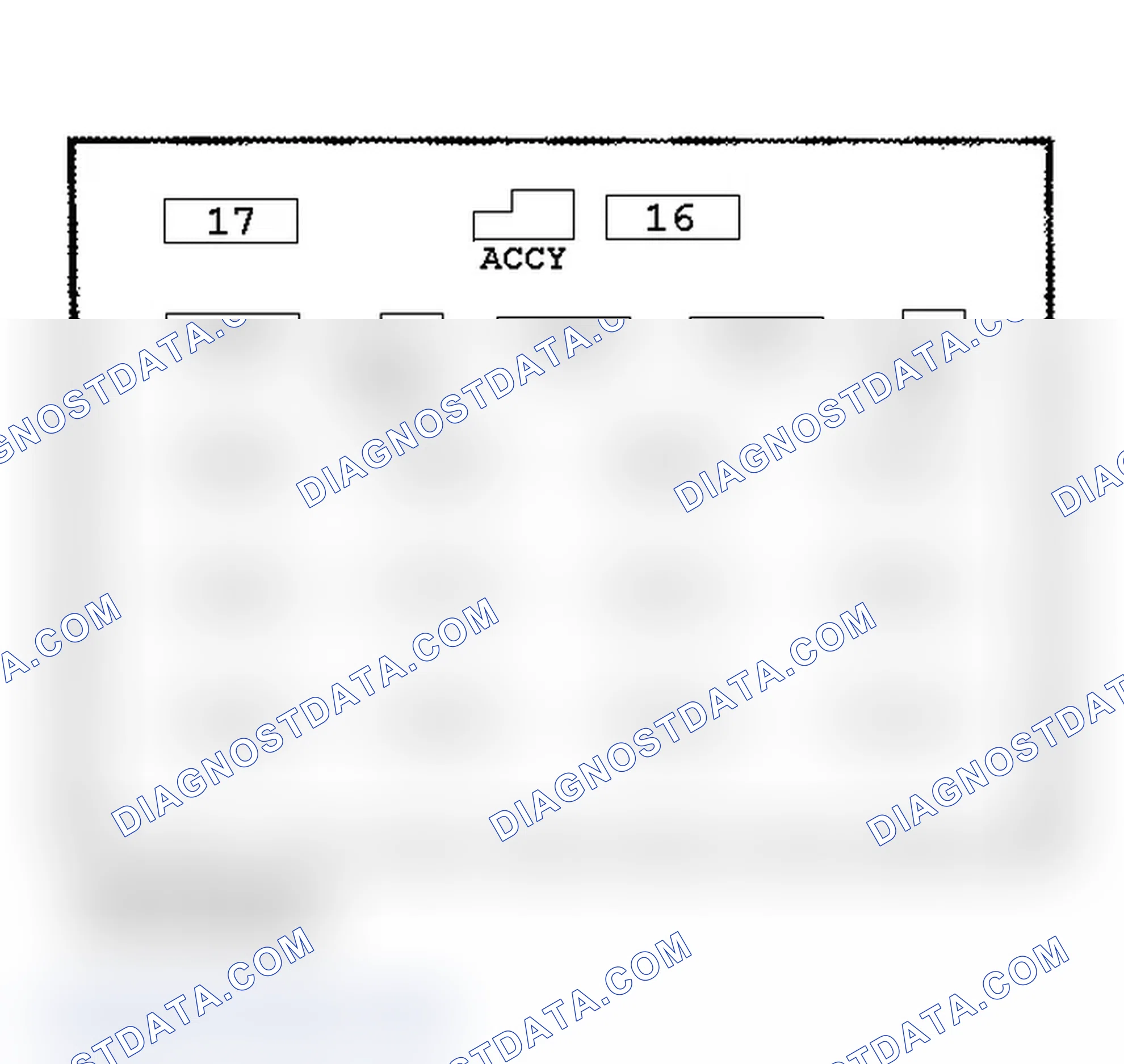 Scheme 10: Fuse Panel Identification (1996 Camaro)
