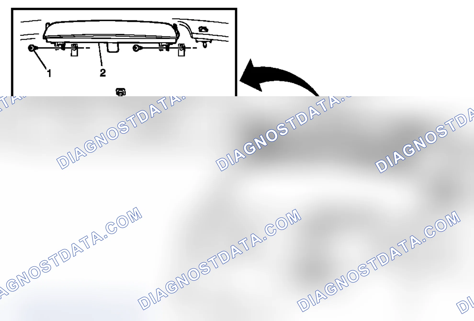 Scheme 60: High Mount Stop Lamp Replacement (Enclave)