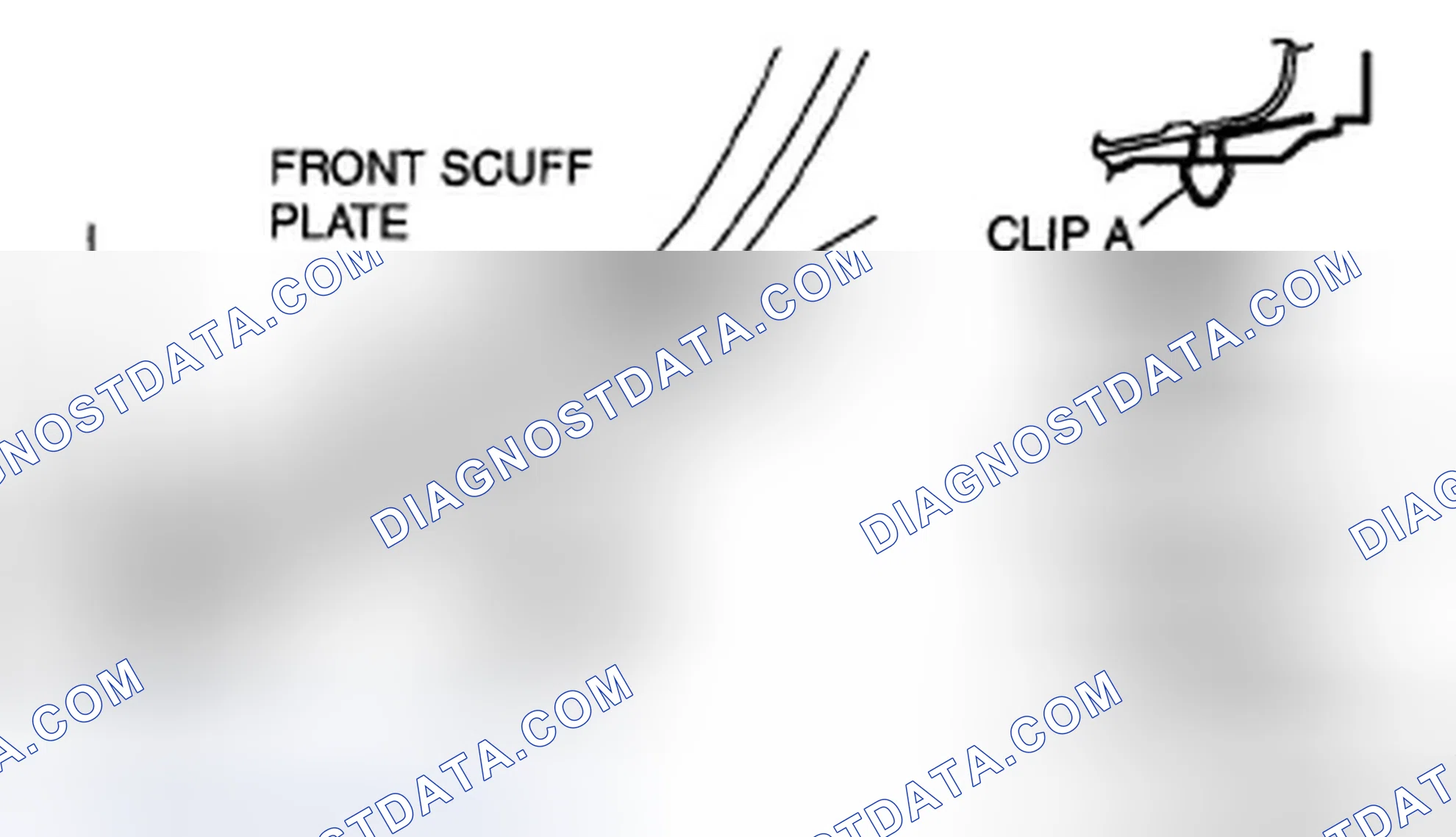 Scheme 39: FRONT SCUFF PLATE REMOVAL/INSTALLATION