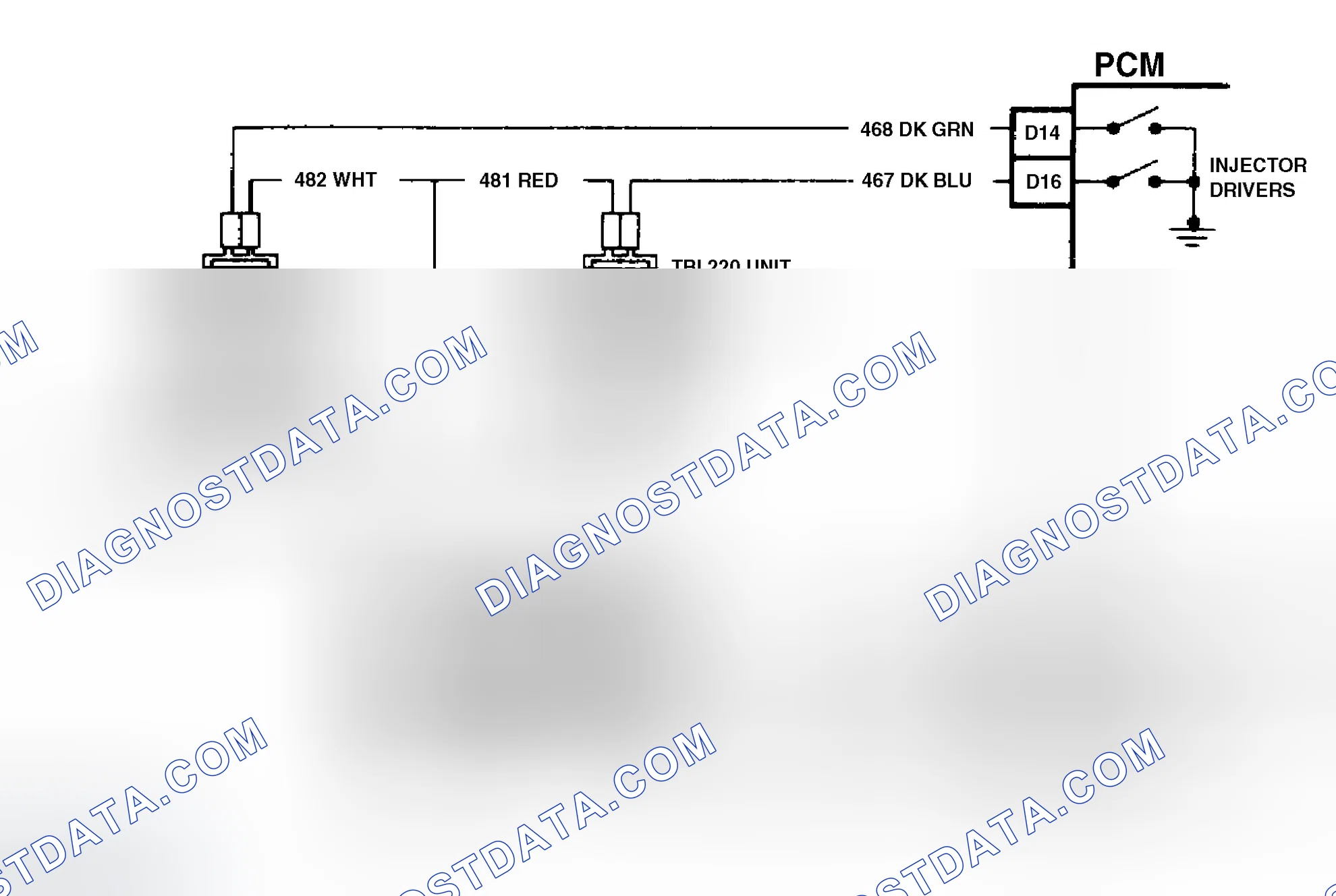Scheme 69: Code 42 Schematic ("C" & "K" Series 5.7L M/T) Ignition Control