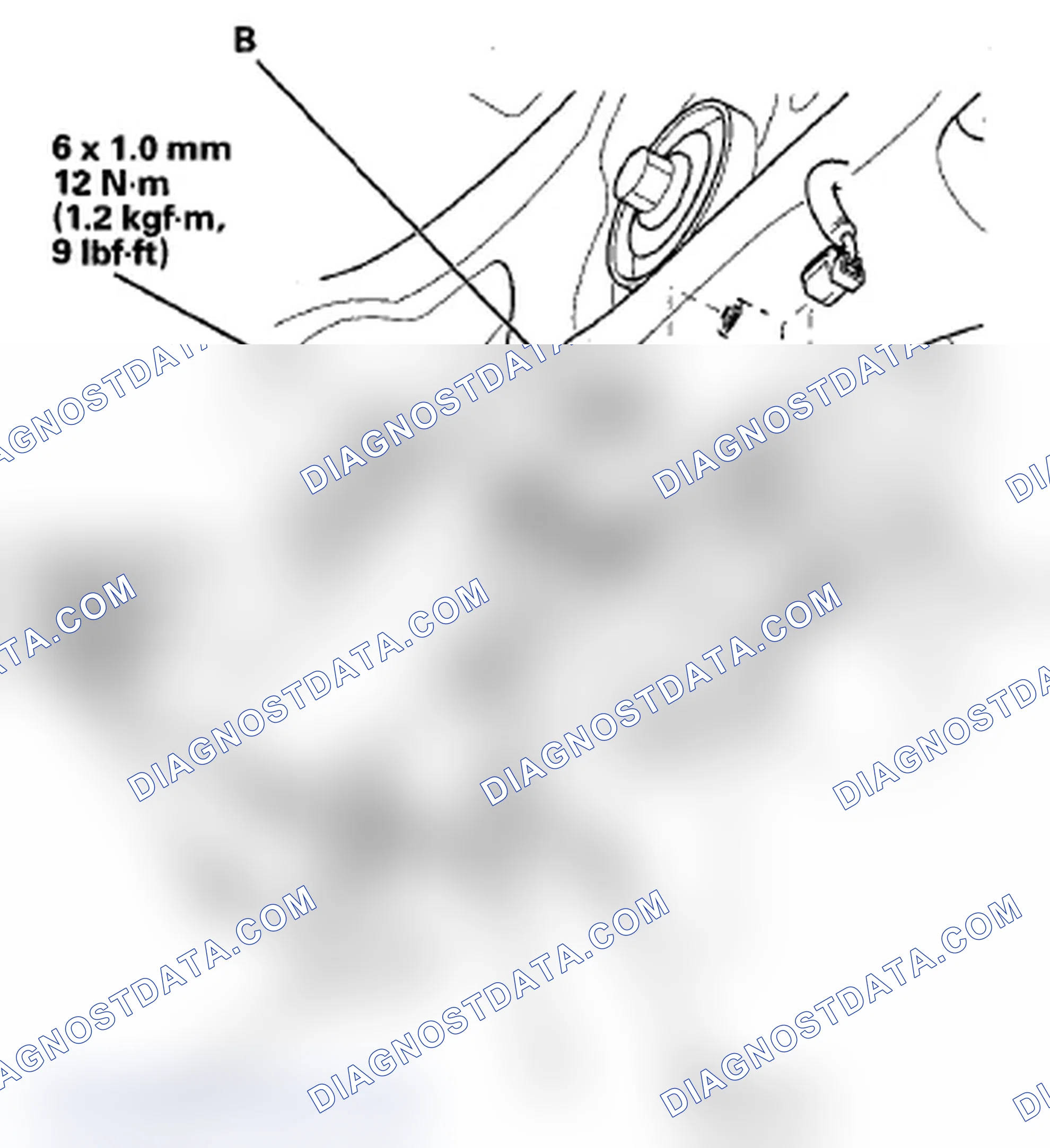 Scheme 105: Rear Differential Fluid Temperature Sensor Replacement