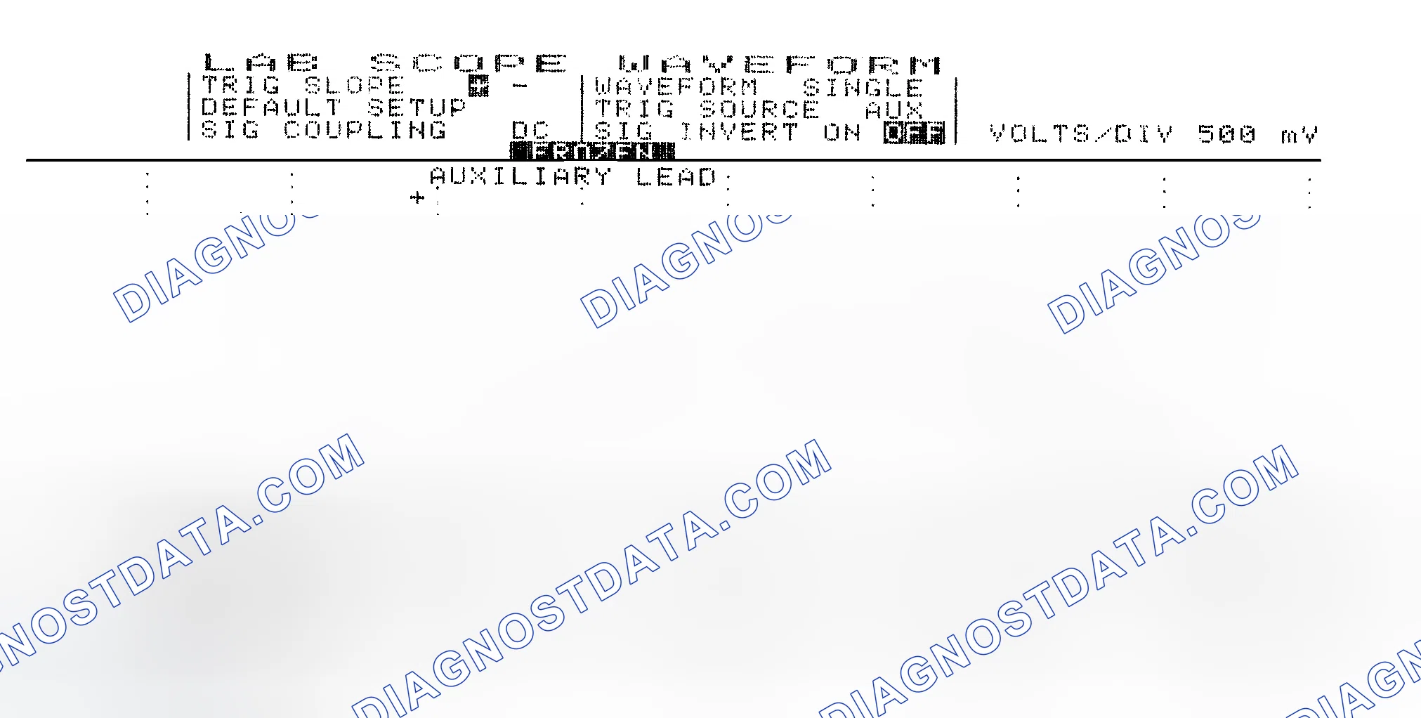 Scheme 14: Single Injector w/Excessive Current Flow - Current Pattern