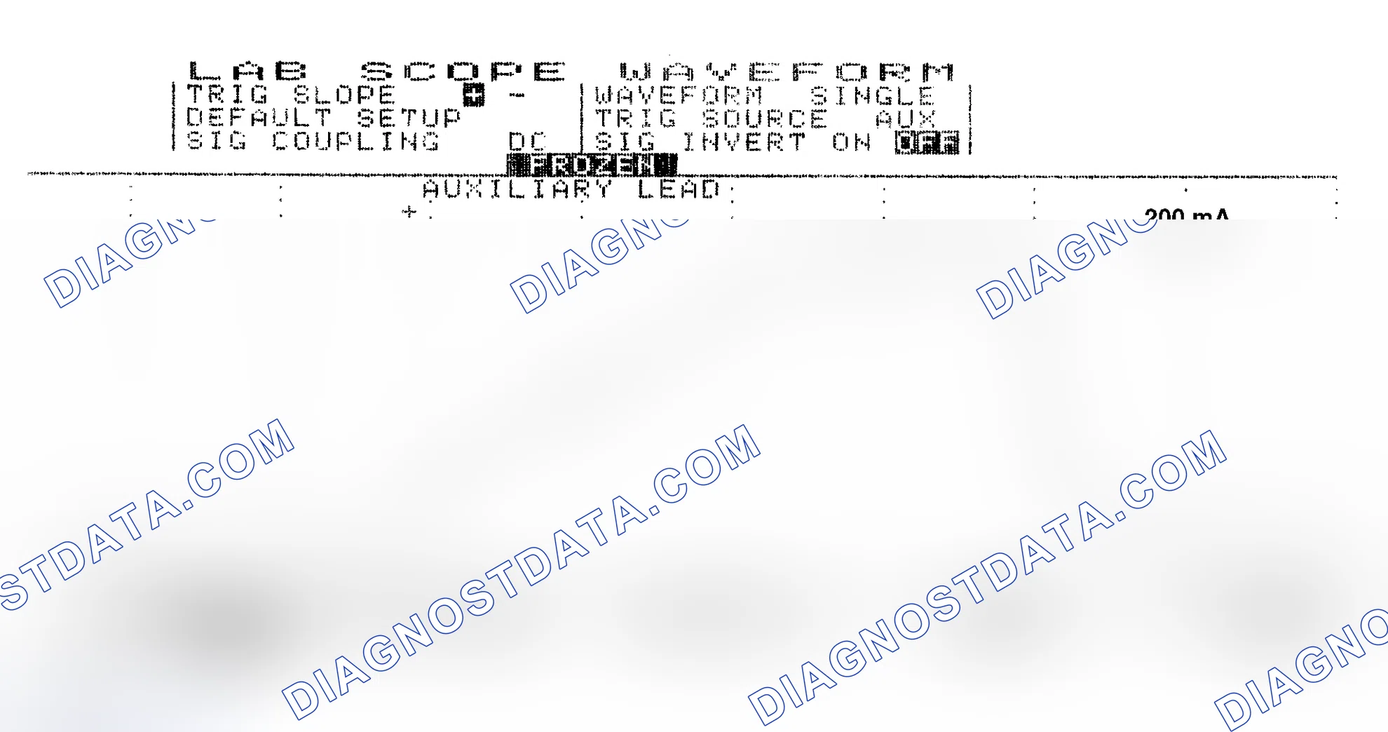 Scheme 13: Single Injector w/Normal Current Flow - Current Pattern