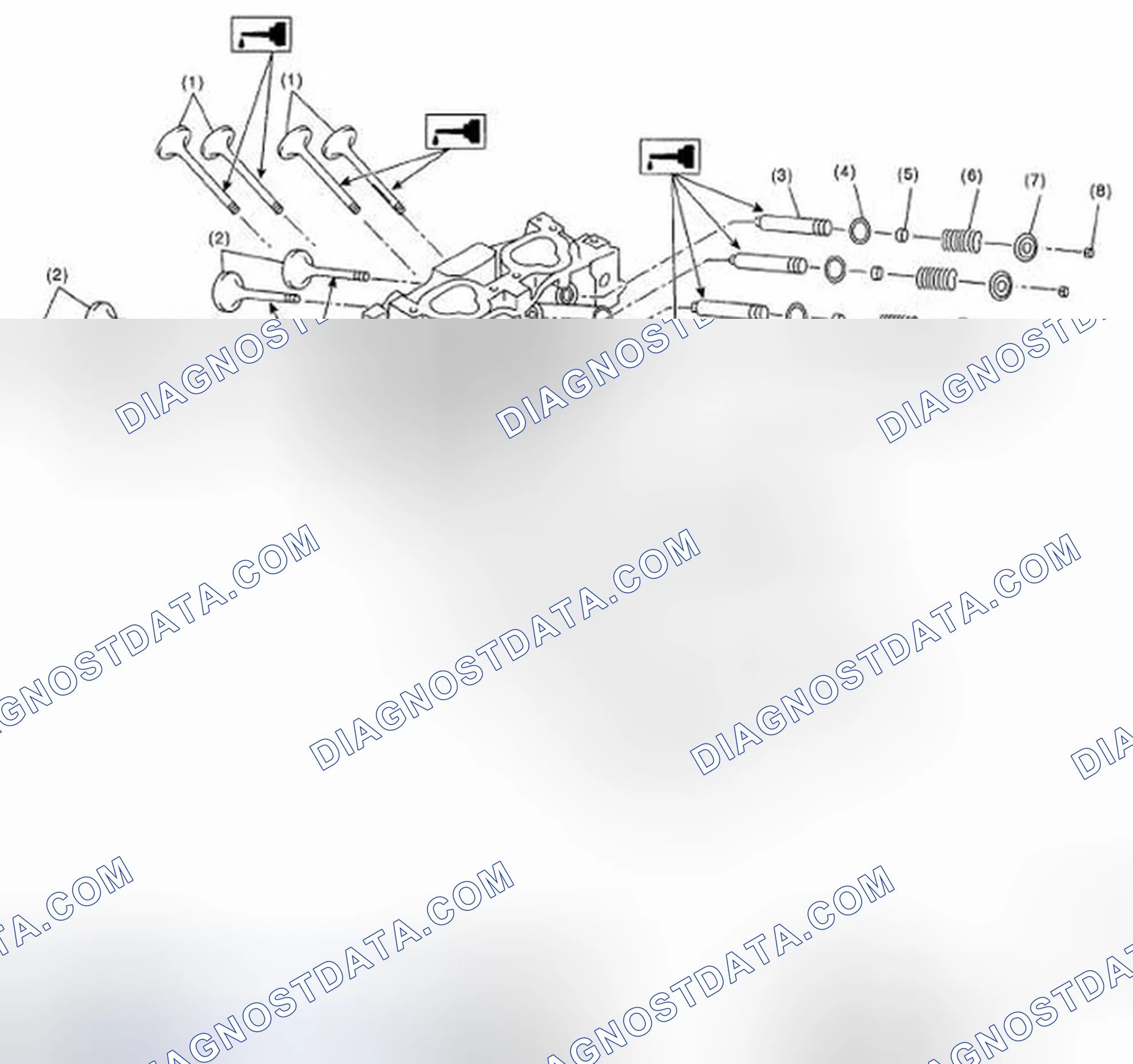Scheme 44: Identifying Cylinder Head And Valve Assembly Components