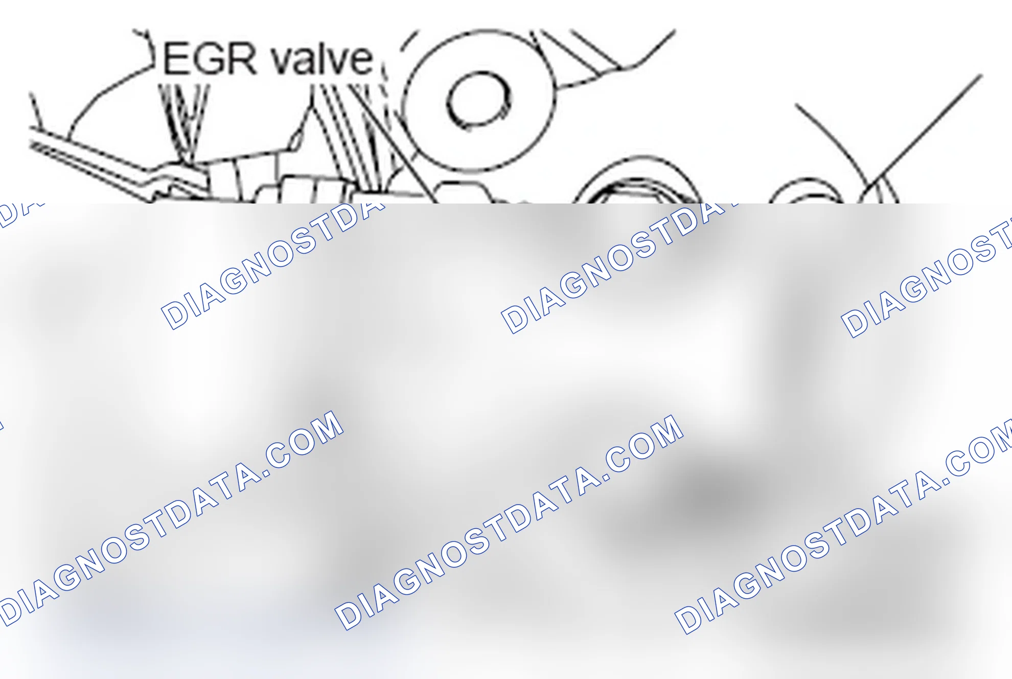Scheme 33: >> B << EGR VALVE GASKET INSTALLATION