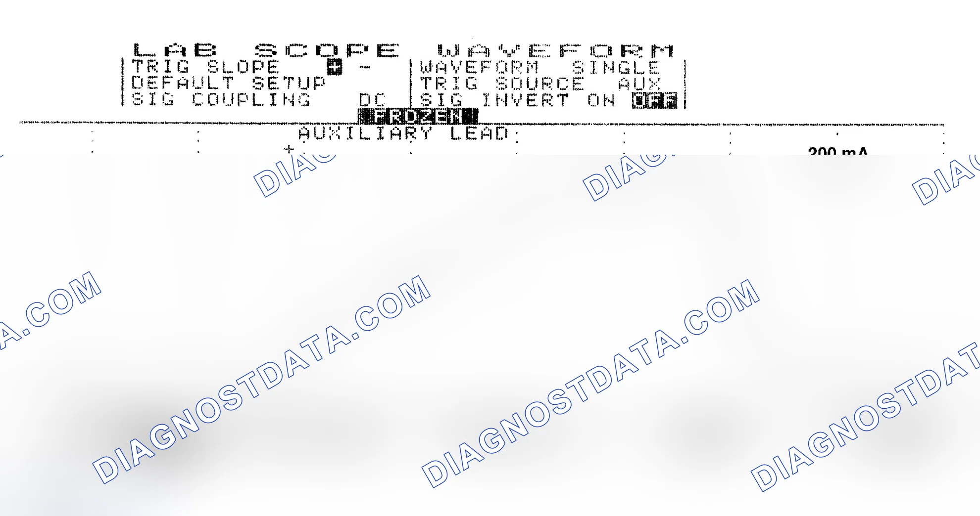 Scheme 13: Single Injector w/Normal Current Flow - Current Pattern