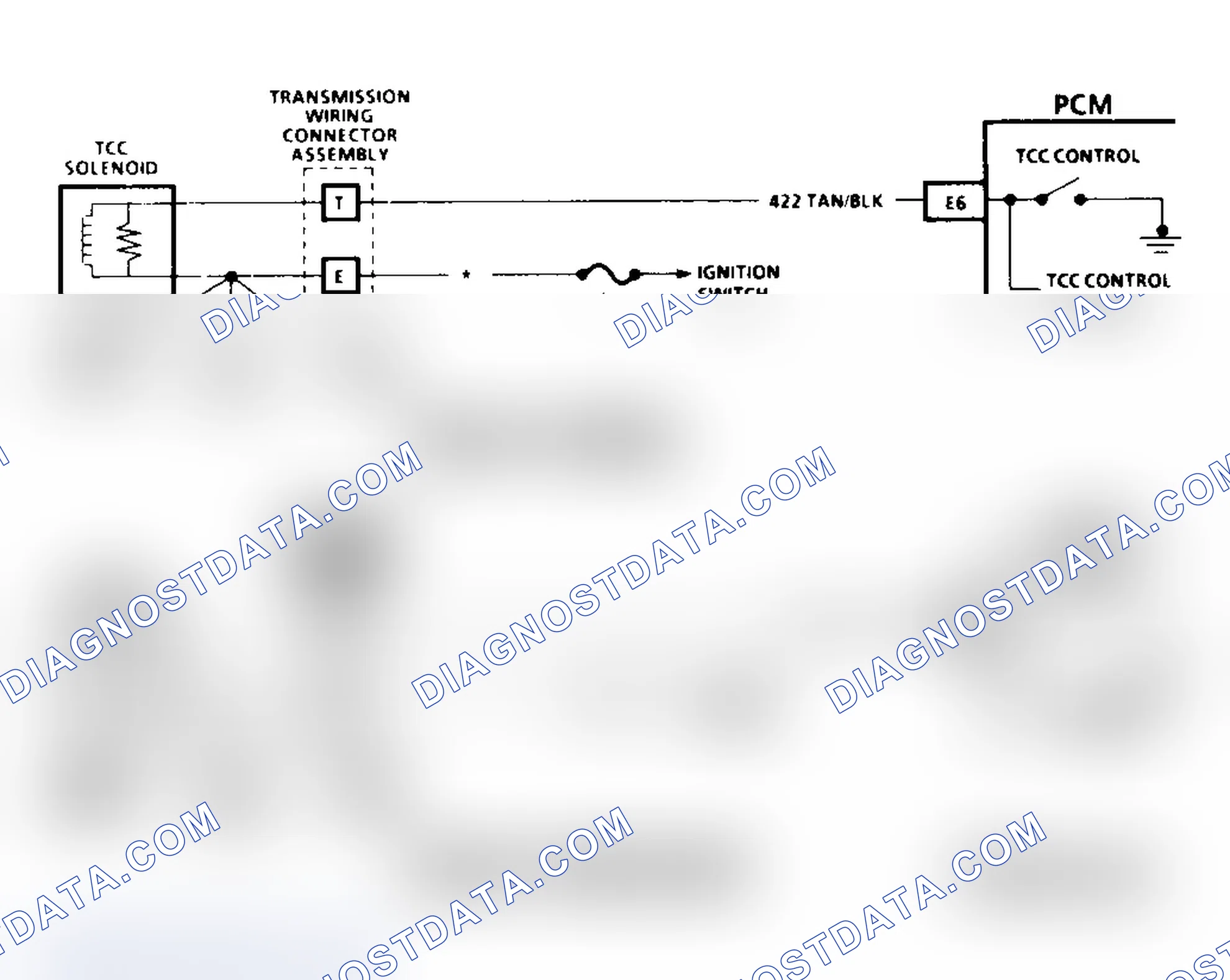 Scheme 442: Code 67 Schematic (4L60-E Gasoline) TCC Solenoid Circuit Check